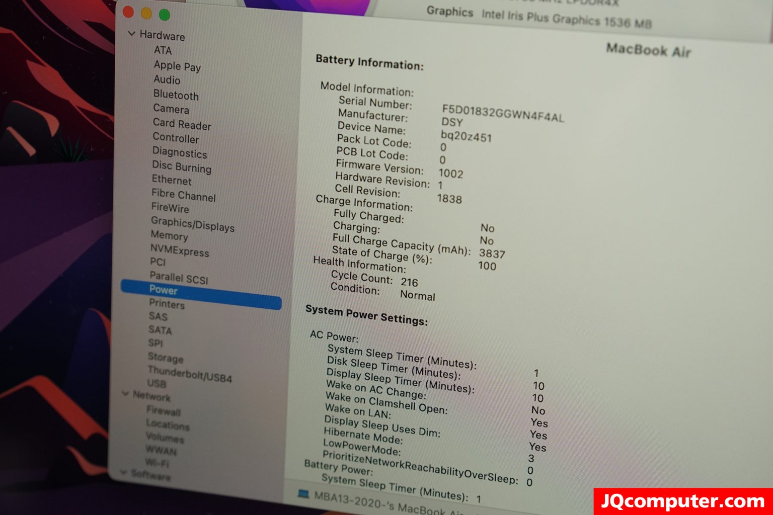 MacBook Air (13-inch, i3, 2020) - Image 11