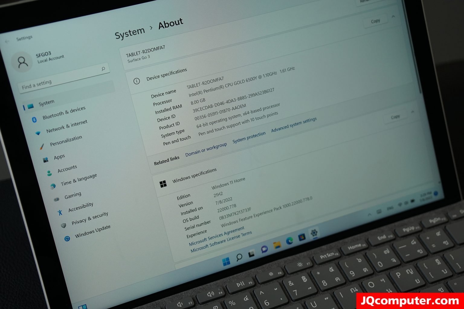 Microsoft Surface Go 3 - Image 10