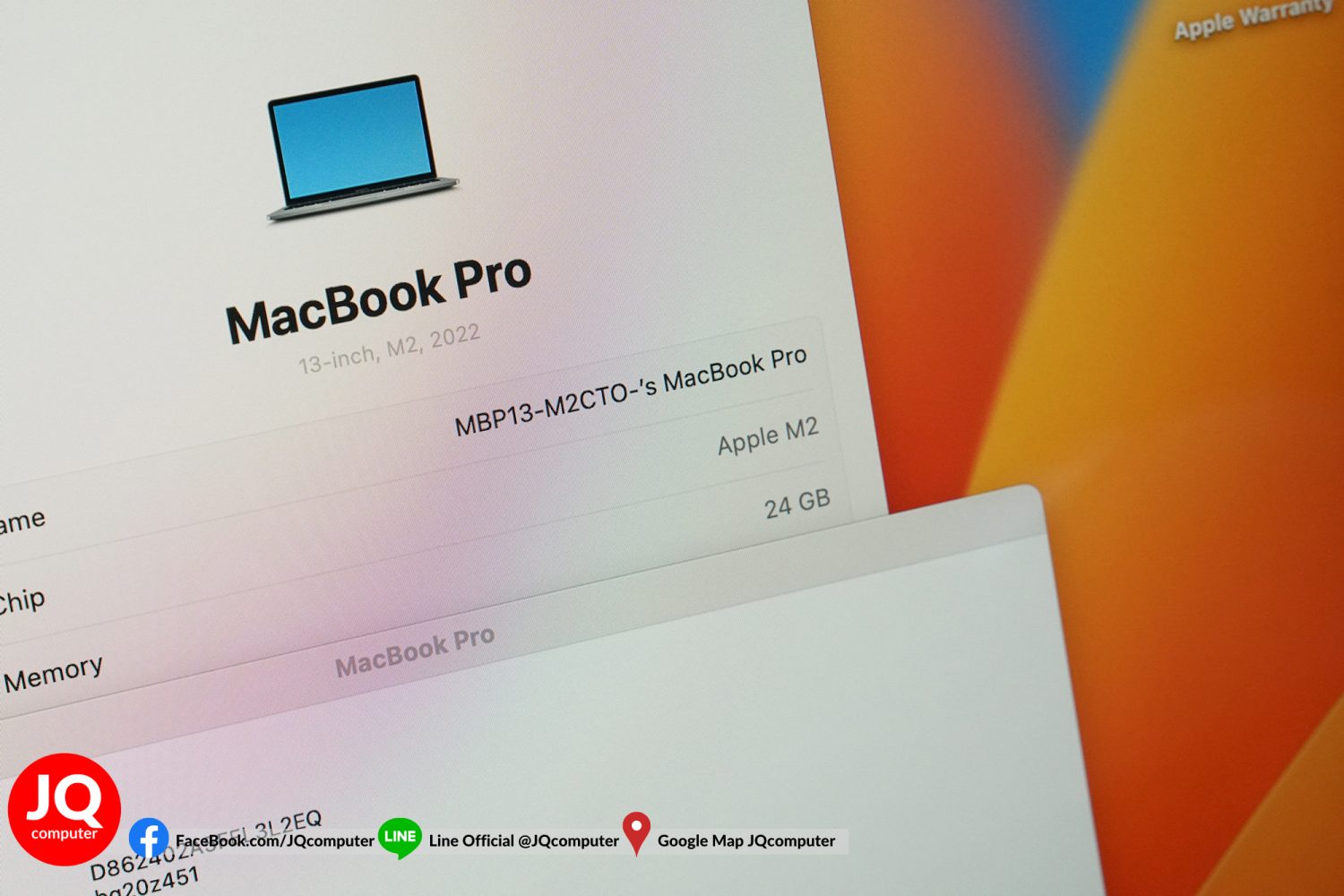 MacBook Pro 13" M2, 2022, 24 GB, 2 TB - Image 6
