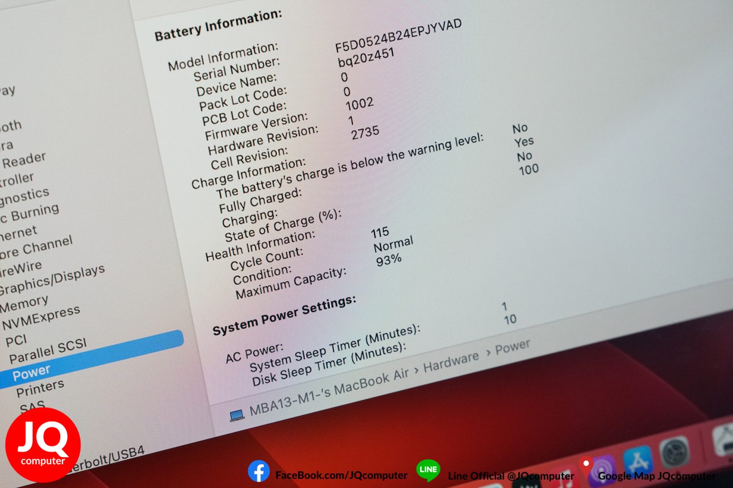 MacBook Air 13" M1, 2020, 512 GB, Apple Care Plus - Image 8