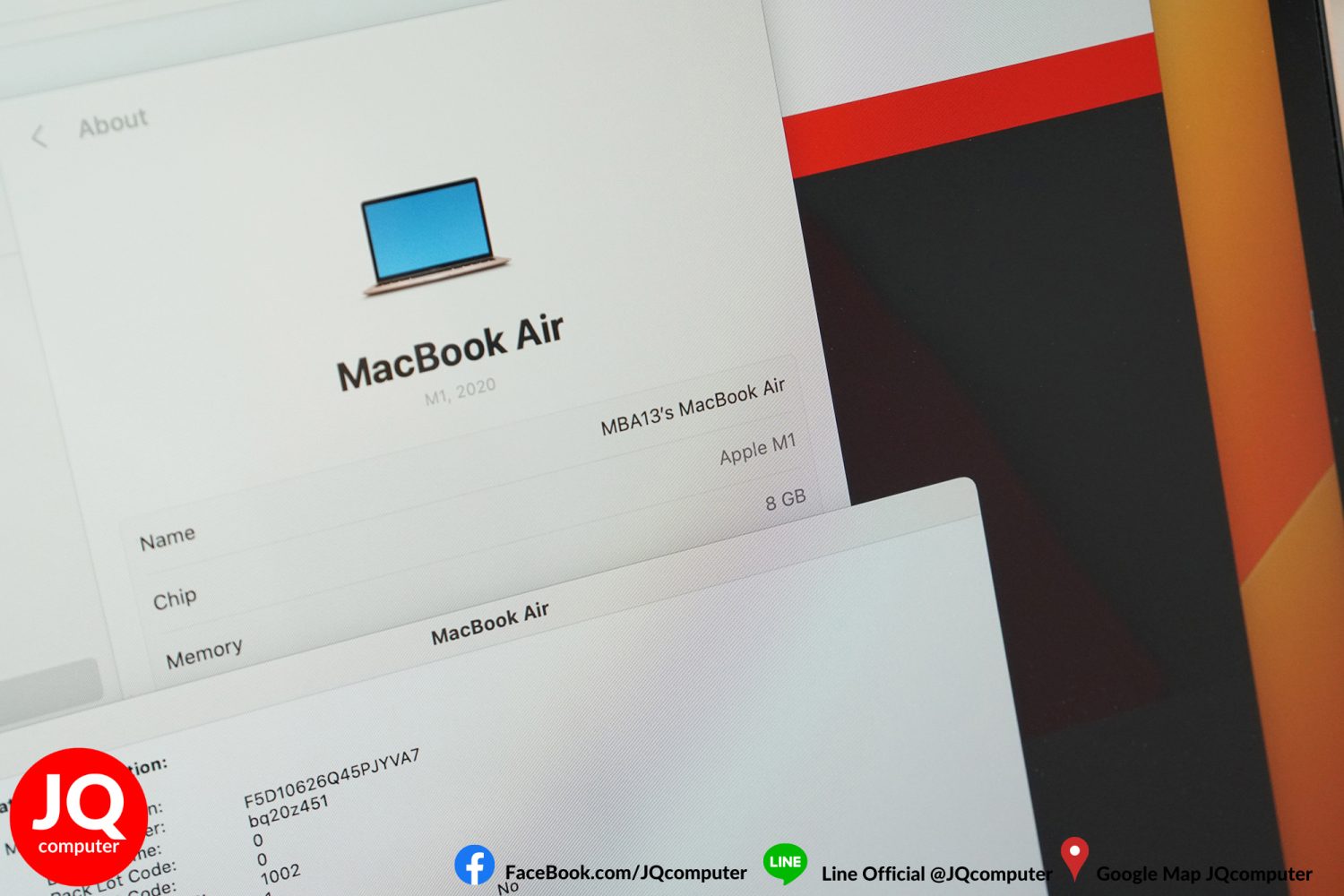 MacBook Air 13" M1, 2020, 8 GB, 256 GB - Image 6
