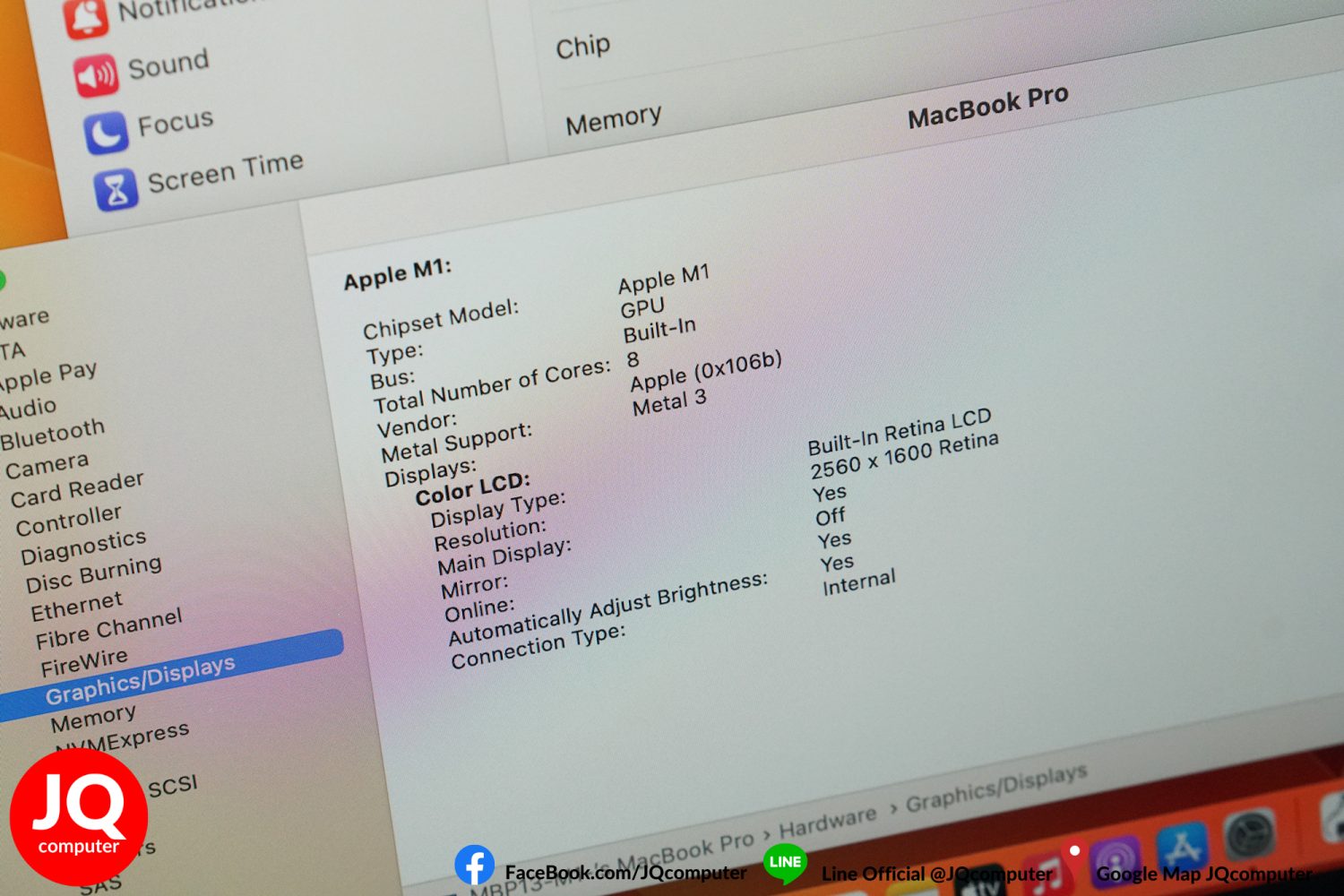 MacBook Pro 13" M1, 2020, 16 GB, 512 GB - Image 9