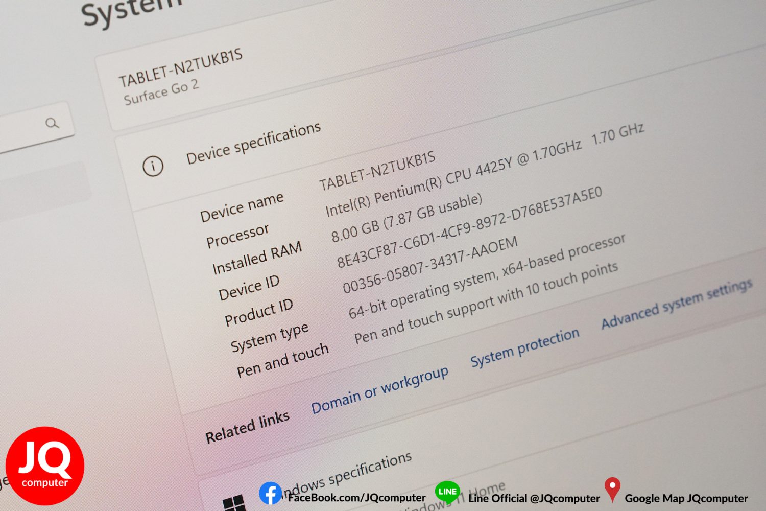 Surface Go 2 / Pentium / 8 GB / 128 GB - Image 6