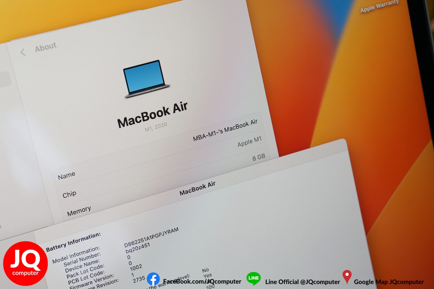 MacBook Air 13" M1, 2020, 8 GB, 256 GB - Image 5