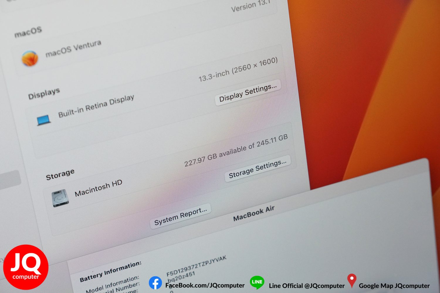 MacBook Air 13" M1, 2020, 8 GB, 256 GB - Image 8