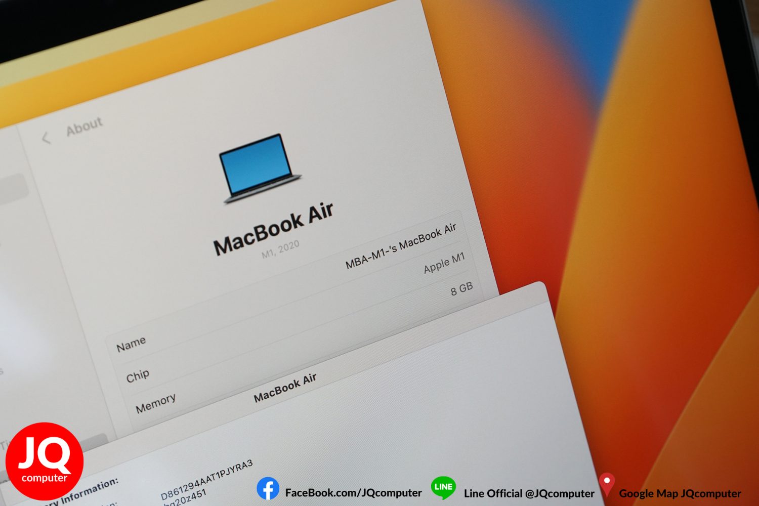 MacBook Air 13" M1, 2020, 8 GB, 256 GB - Image 6