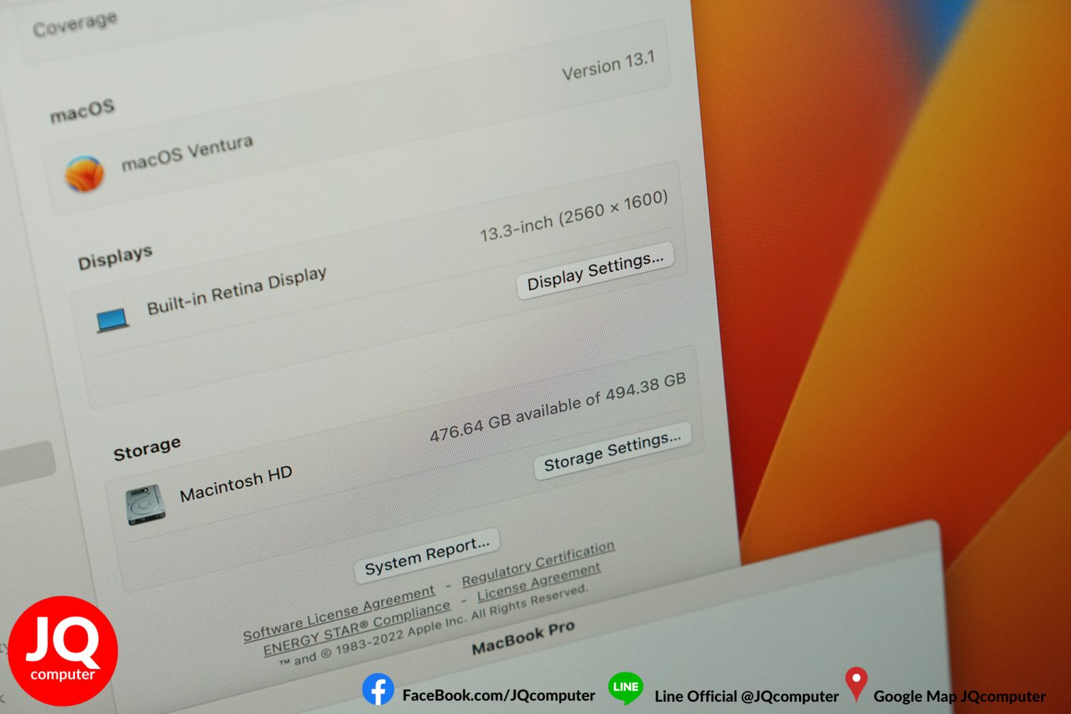 MacBook Pro 13" M1, 2020, 16 GB, 512 GB, Apple Care Plus - Image 7