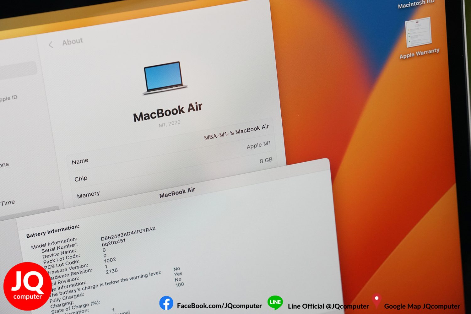 MacBook Air 13" M1, 2020, 8 GB, 256 GB - Image 6