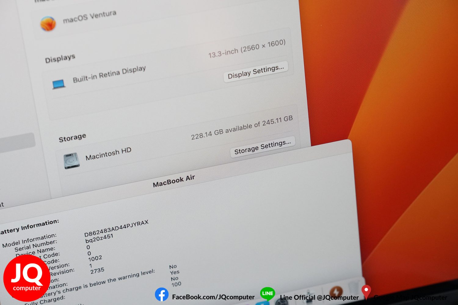 MacBook Air 13" M1, 2020, 8 GB, 256 GB - Image 7