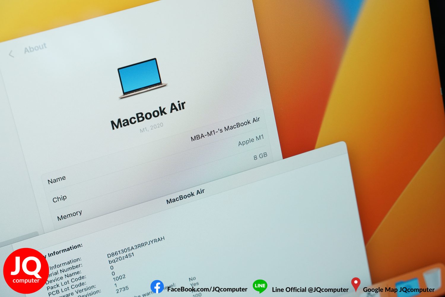 MacBook Air 13" M1, 2020, 8 GB, 256 GB - Image 6