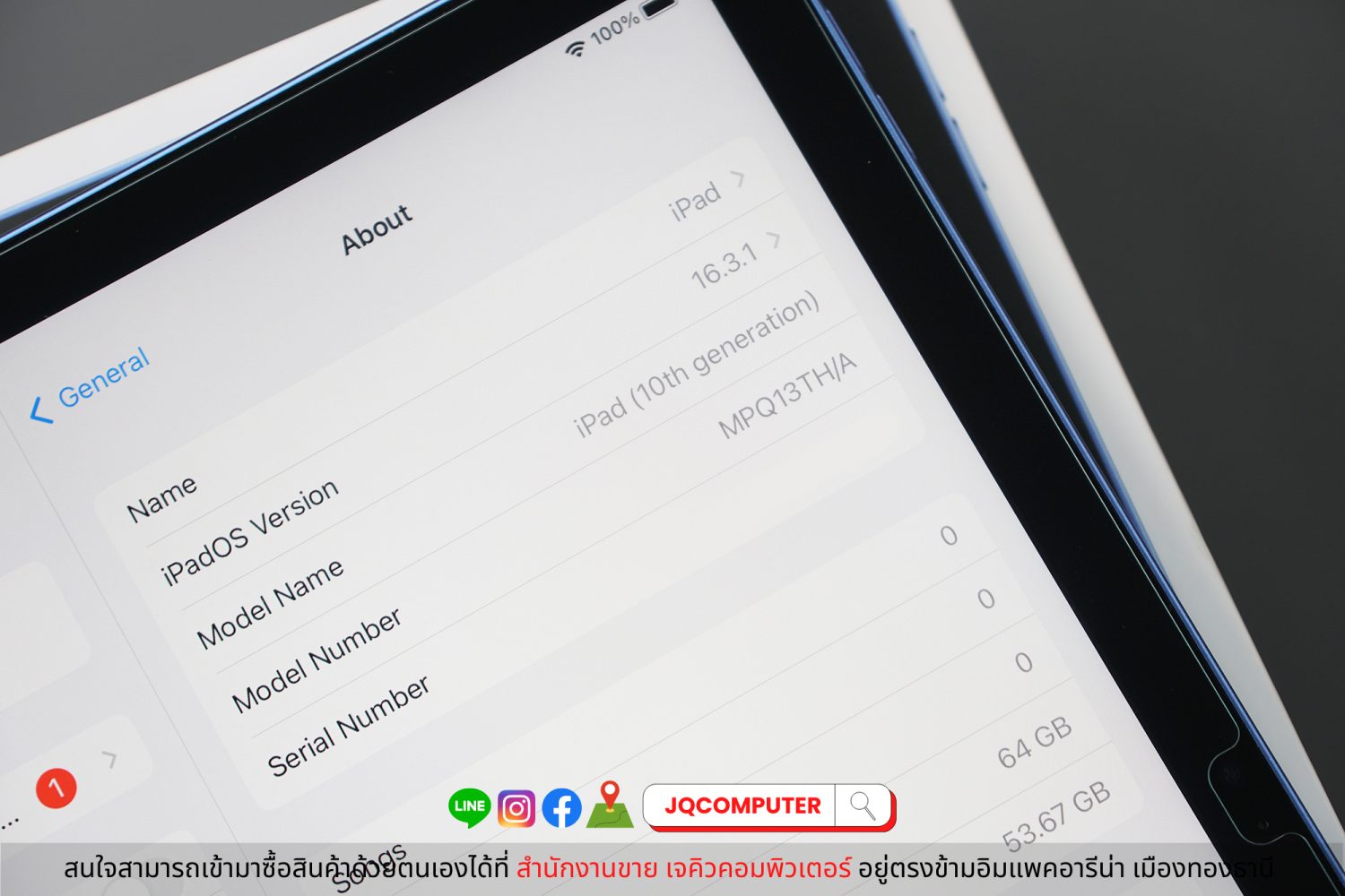 iPad 10, WiFi, Blue (Apple Care+) - Image 7