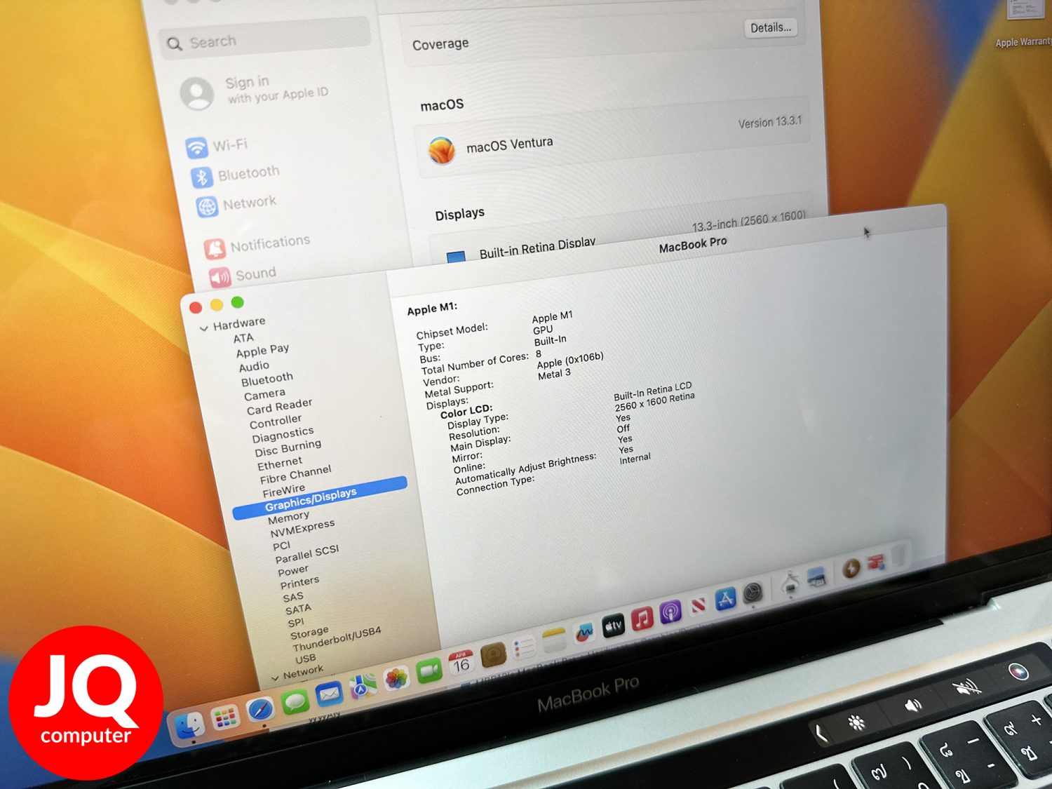 MacBook Pro 13" 2020 Apple M1 (Apple Care+) - Image 6