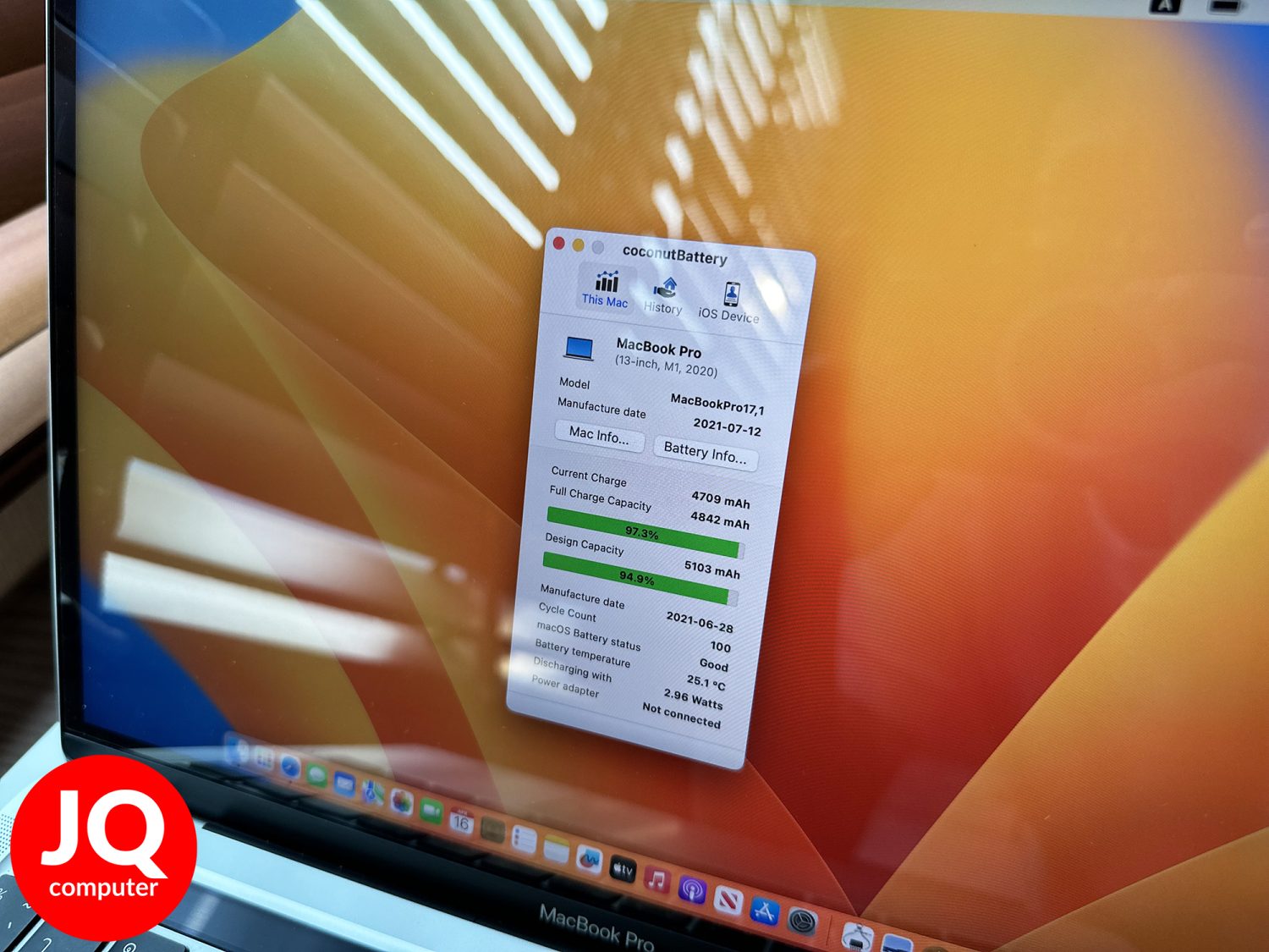 MacBook Pro 13" 2020 Apple M1 (Apple Care+) - Image 9