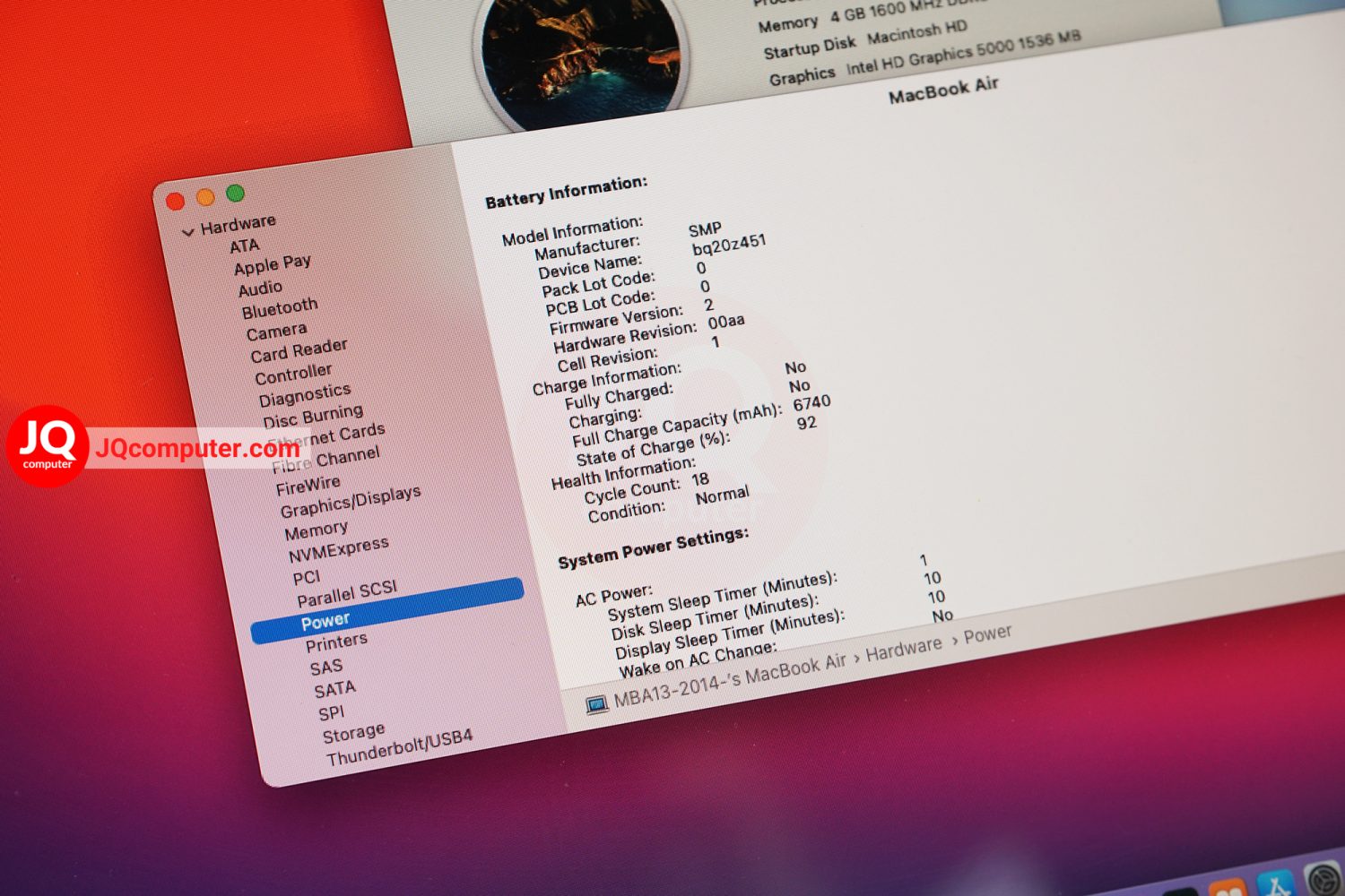 MacBook Air 13" 2014 / Intel Core i5 - Image 7