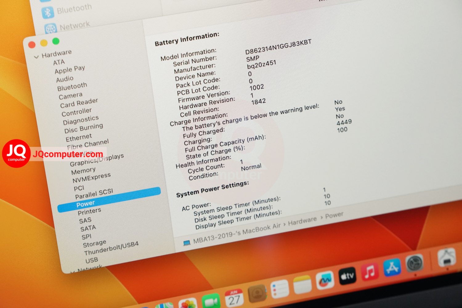 MacBook Air 13" 2019 / Intel Core i5 - Image 8