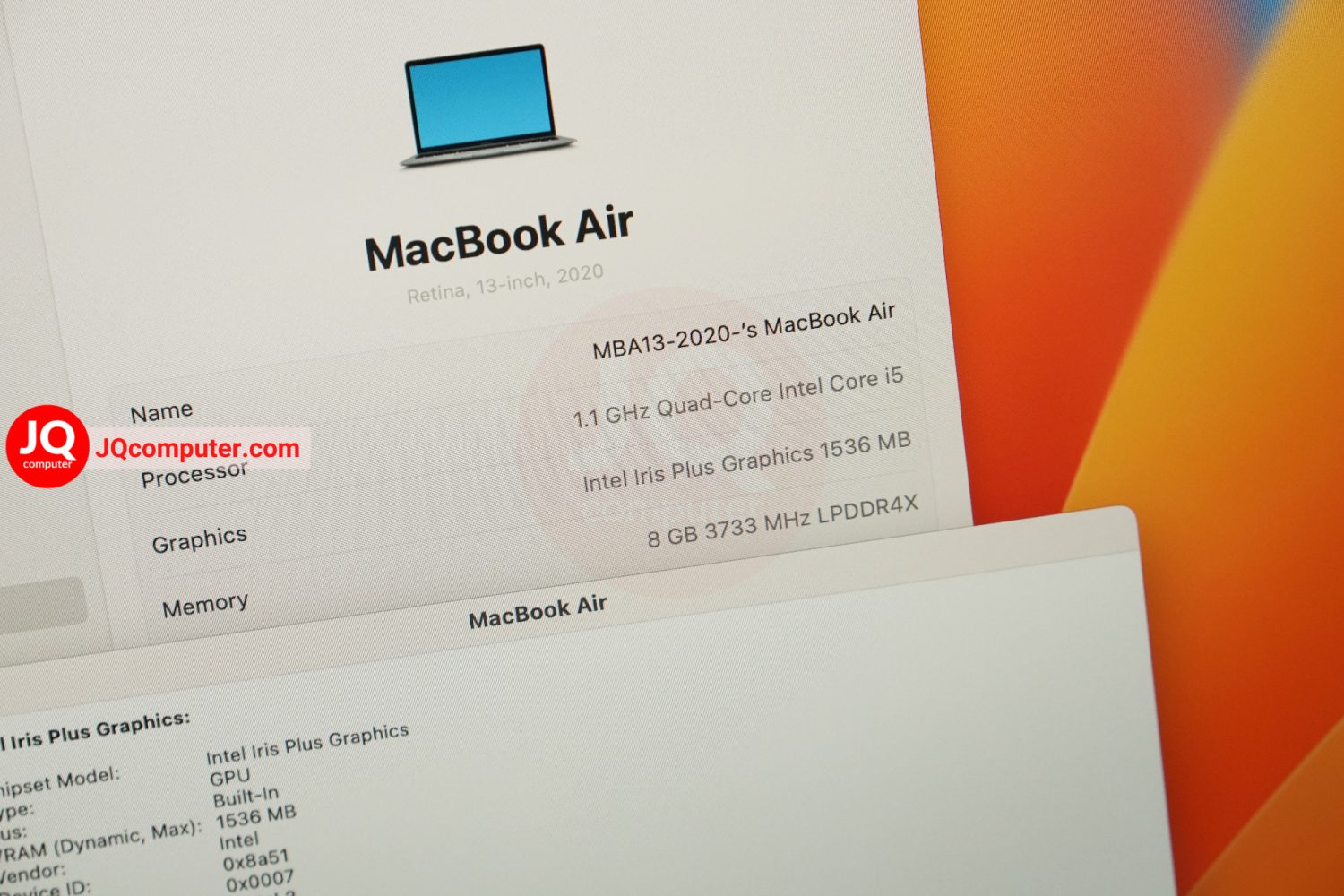 MacBook Air 13" 2020 / Intel Core i5 - Image 5