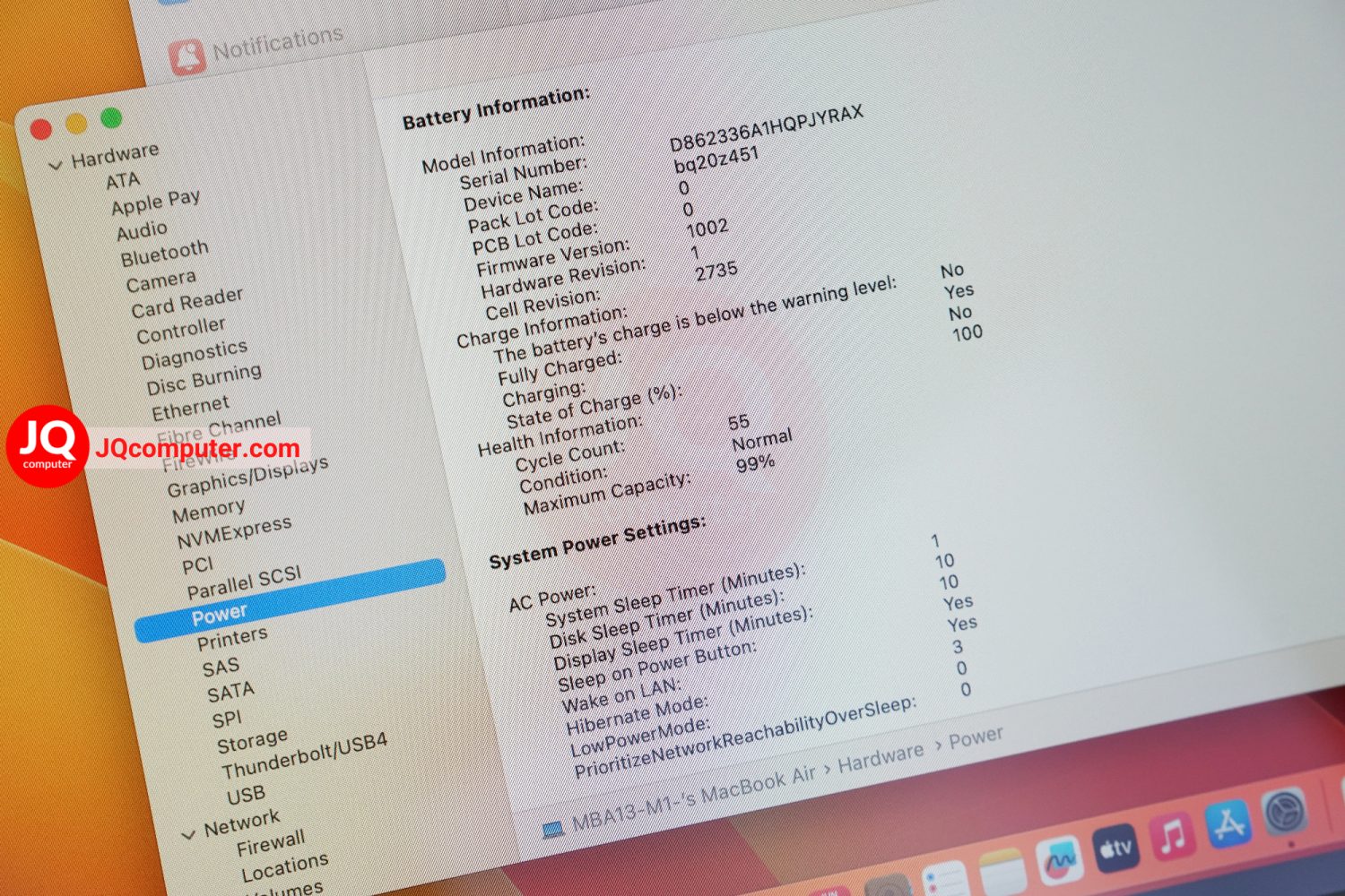 MacBook Air 13" 2020 / Apple M1 - Image 8