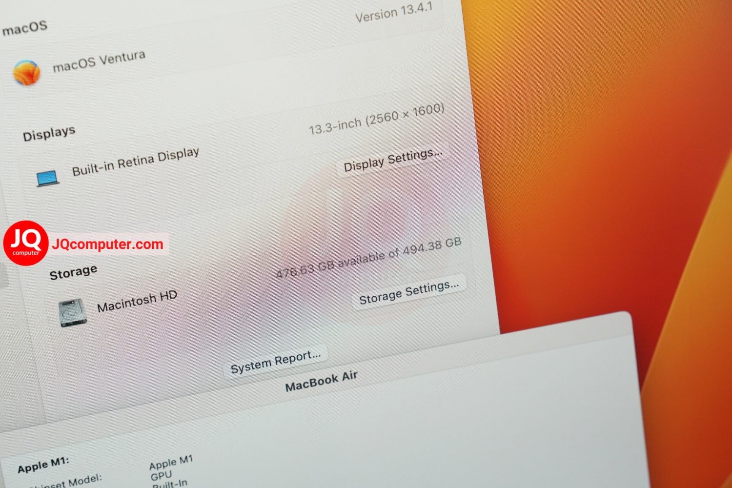 MacBook Air 13" 2020 / Apple M1 (512GB) - Image 6