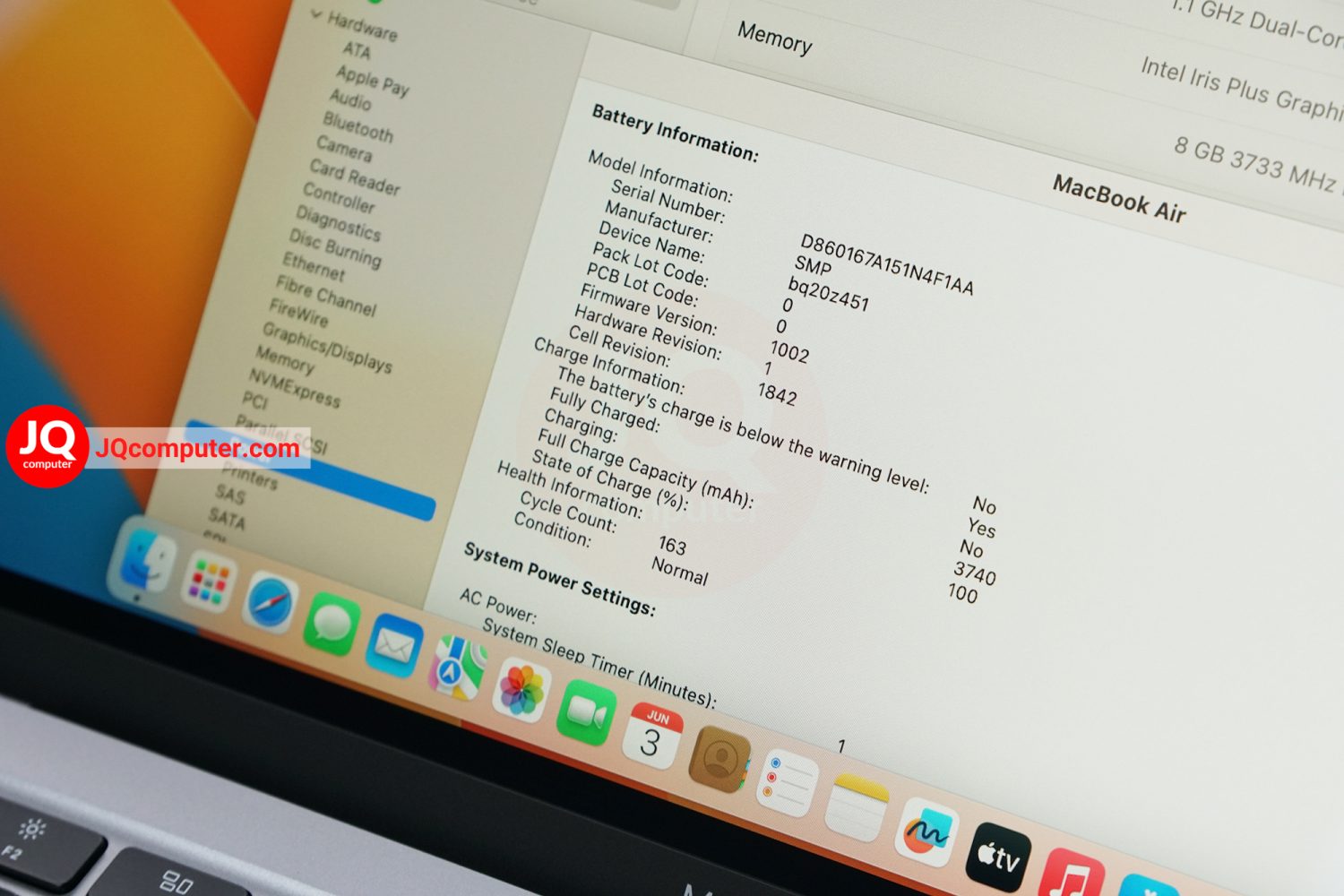 MacBook Air 13" 2020 / Intel Core i3 (Apple Care+) - Image 7