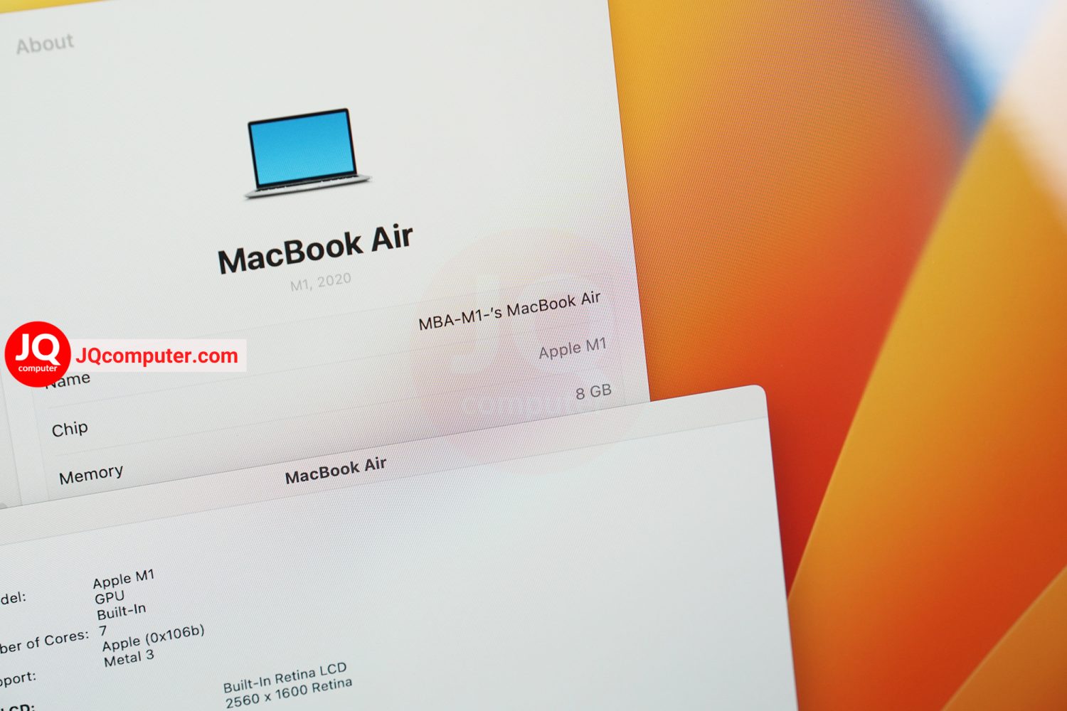 MacBook Air 13" 2020 / Apple M1 - Image 6
