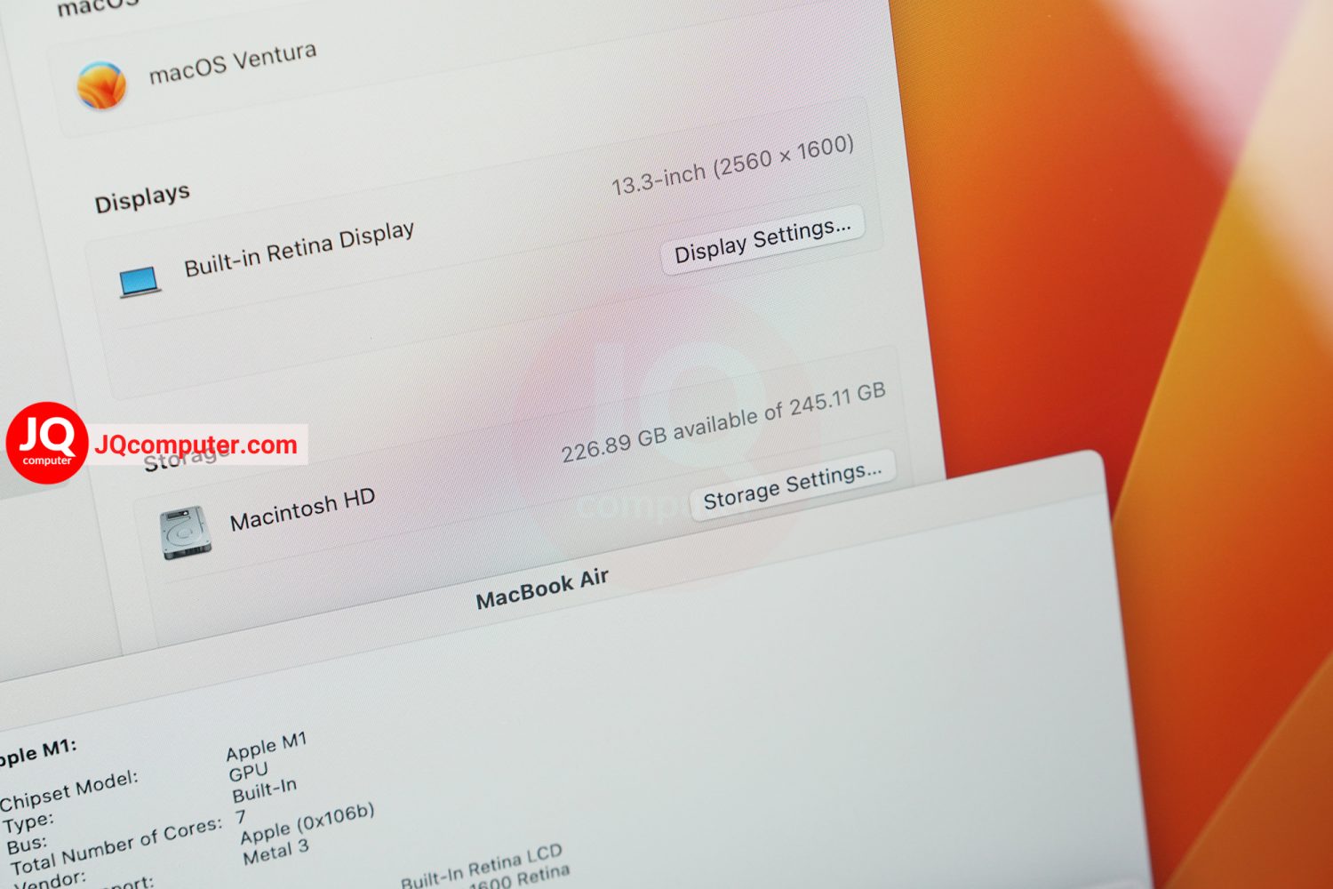MacBook Air 13" 2020 / Apple M1 - Image 7