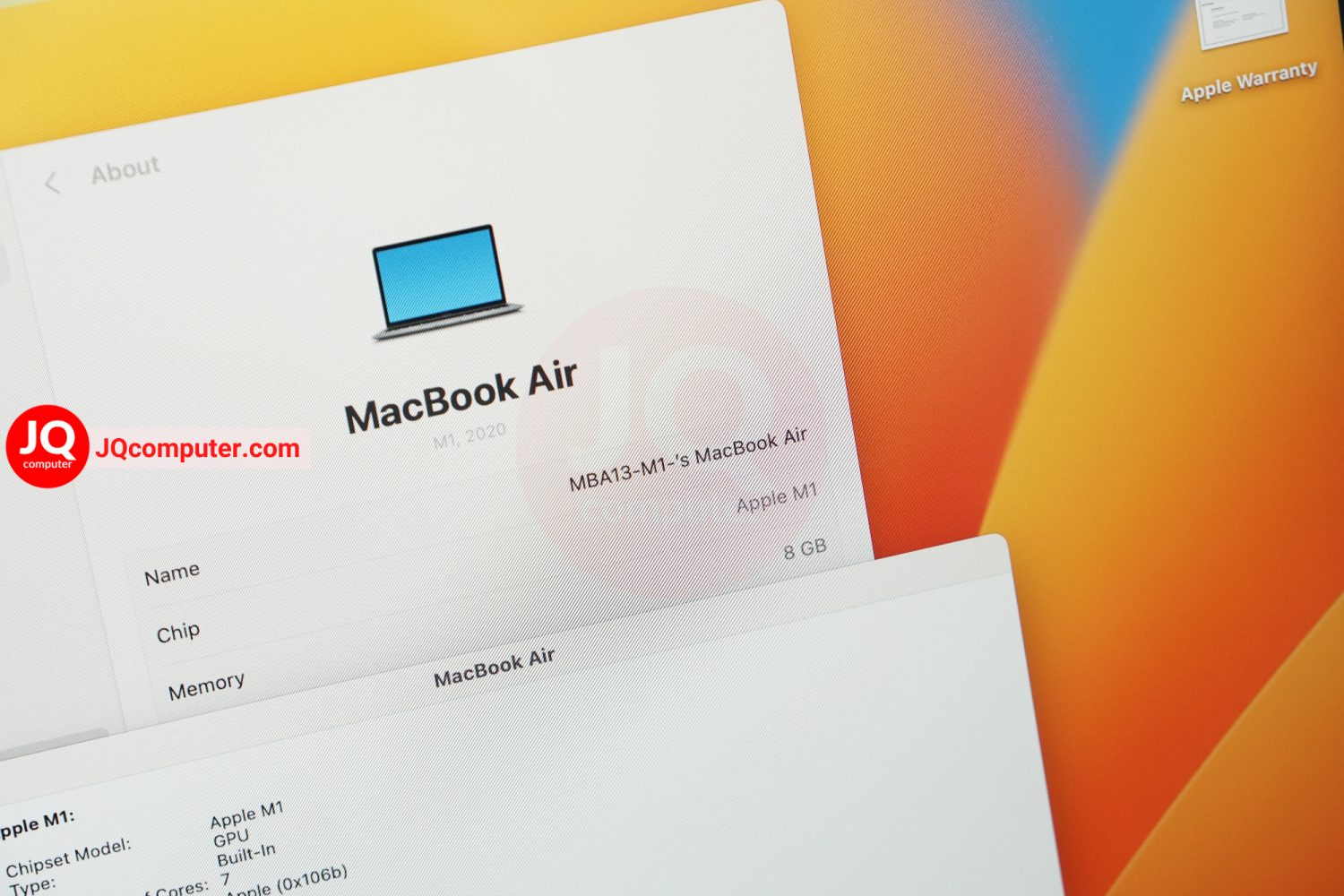 MacBook Air 13" 2020 / Apple M1 - Image 5