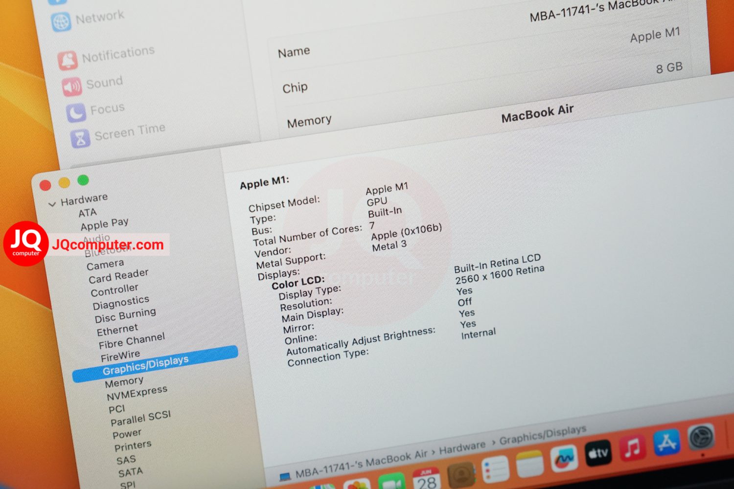 MacBook Air 13" 2020 / Apple M1 - Image 6