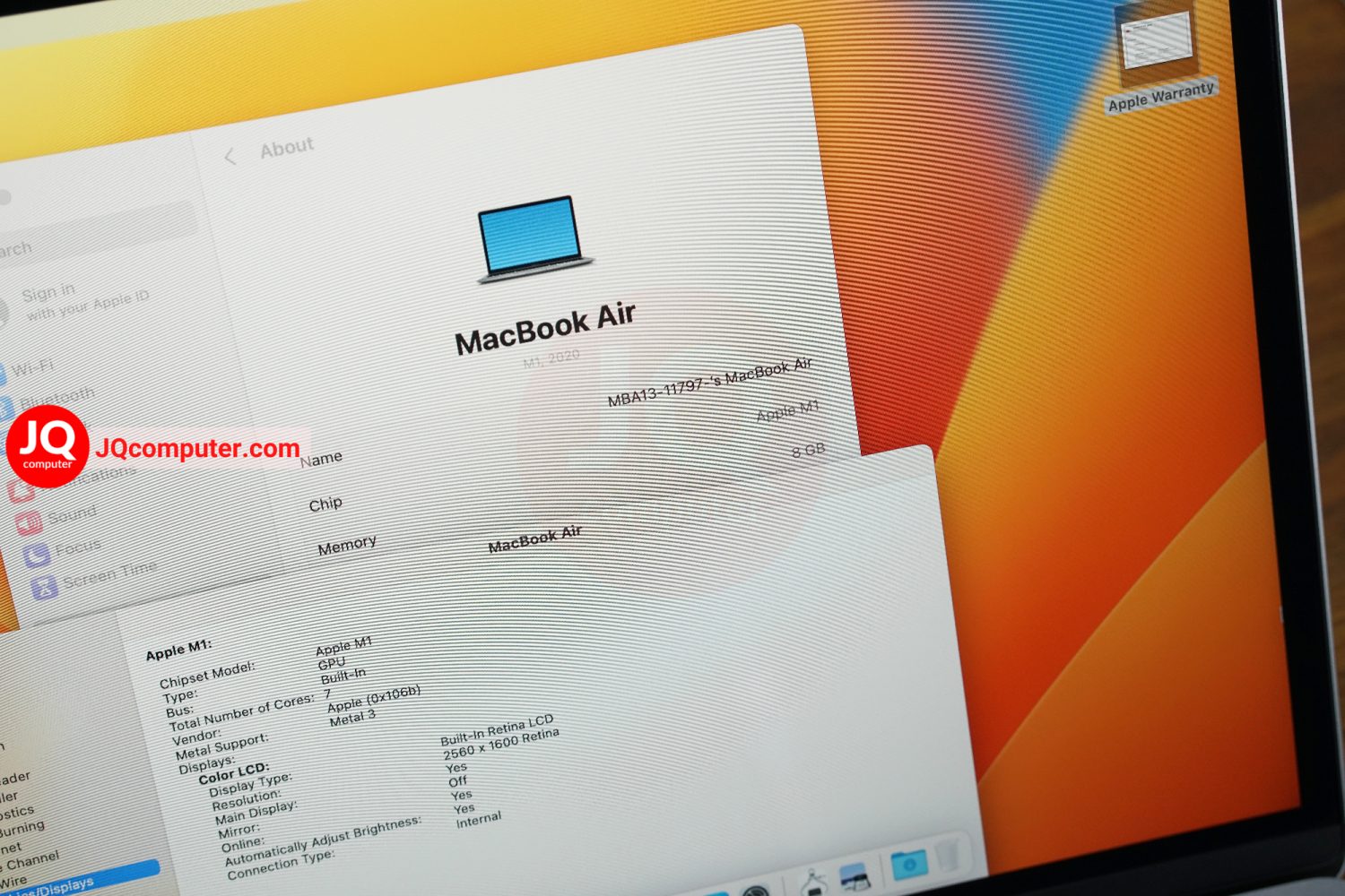 MacBook Air 13" 2020 / Apple M1 - Image 5