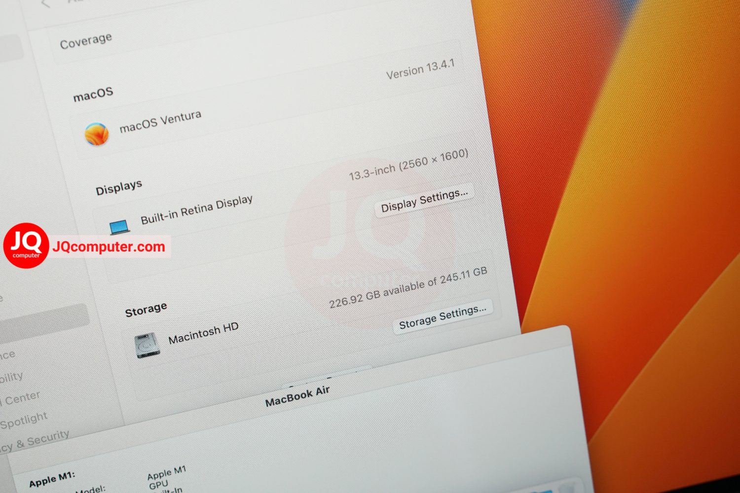 MacBook Air 13" 2020 / Apple M1 - Image 6
