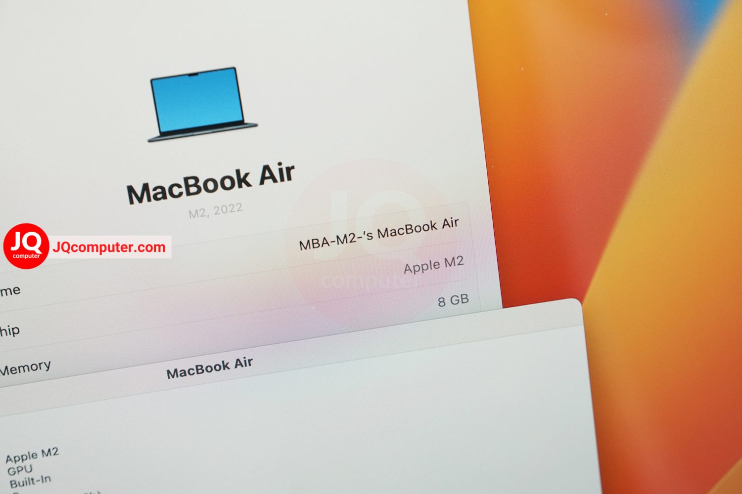 MacBook Air 13" 2022 / Apple M2 (Apple Care+) - Image 6