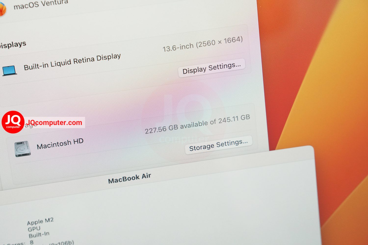MacBook Air 13" 2022 / Apple M2 (Apple Care+) - Image 7