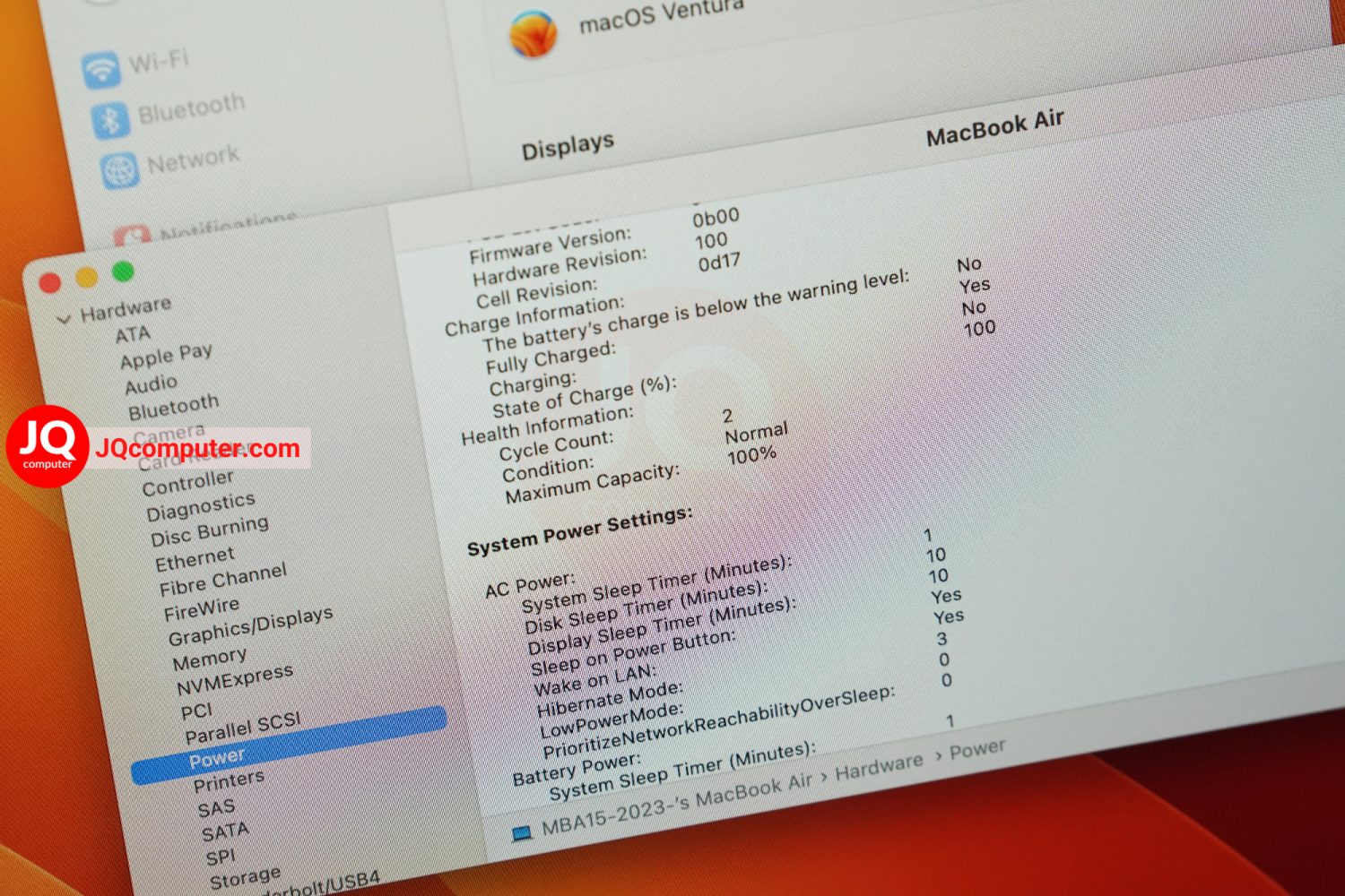 MacBook Air 15" 2023 / Apple M2 (Top) - Image 15