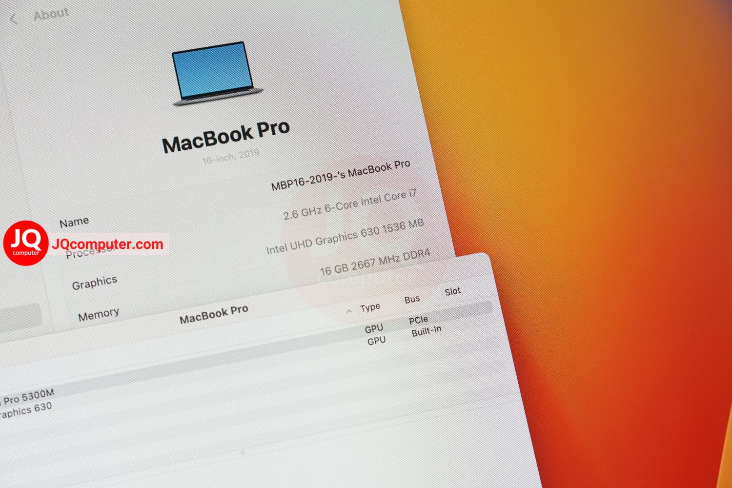 MacBook Pro 16" 2019 - Image 6