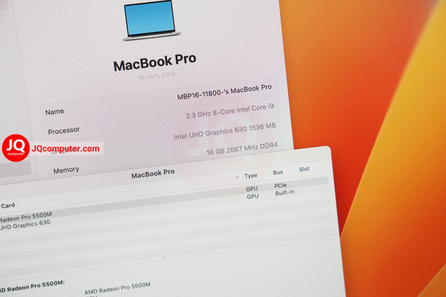 MacBook Pro 16" 2019 / Intel Core i9 - Image 6