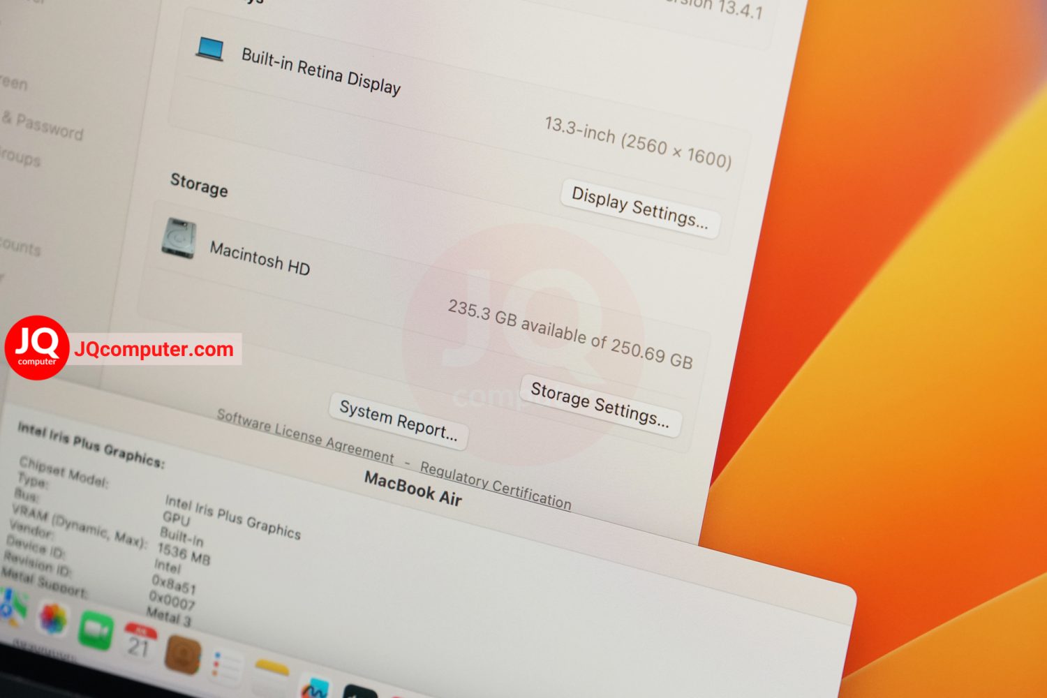 MacBook Air 13" Intel Core i5, 2020 - Image 8
