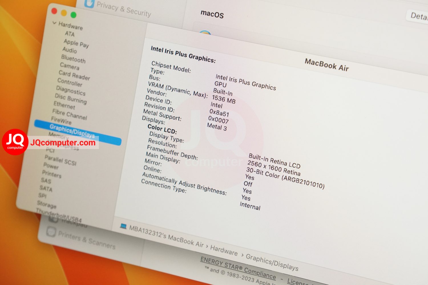 MacBook Air 13" Intel Core i5, 2020 - Image 9