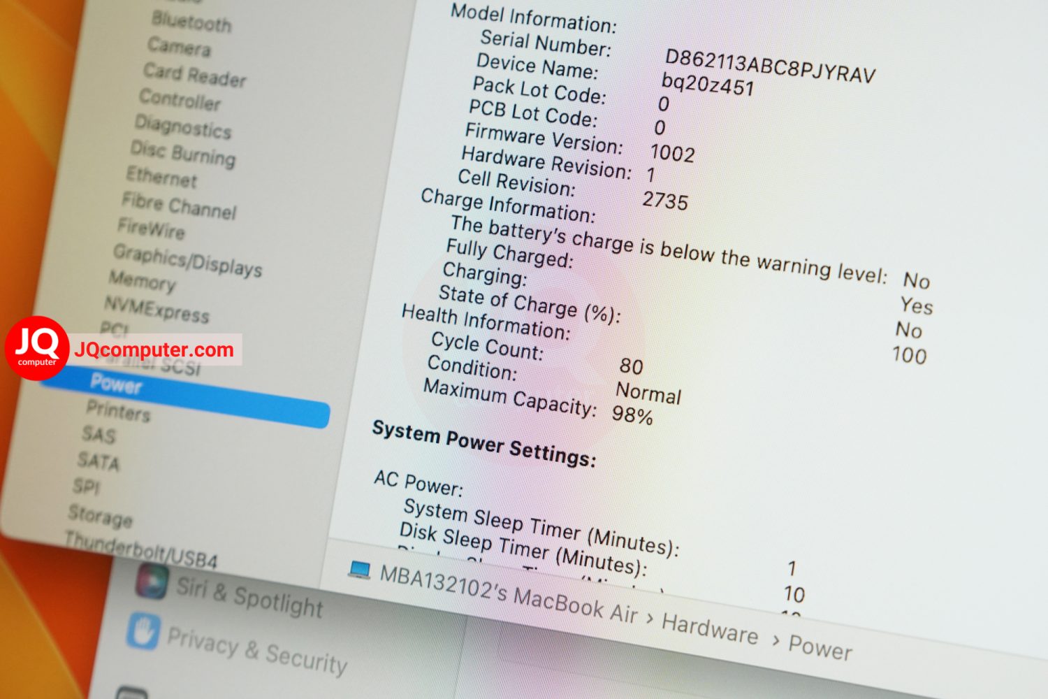 MacBook Air 13" Apple M1, 2020 - Image 11