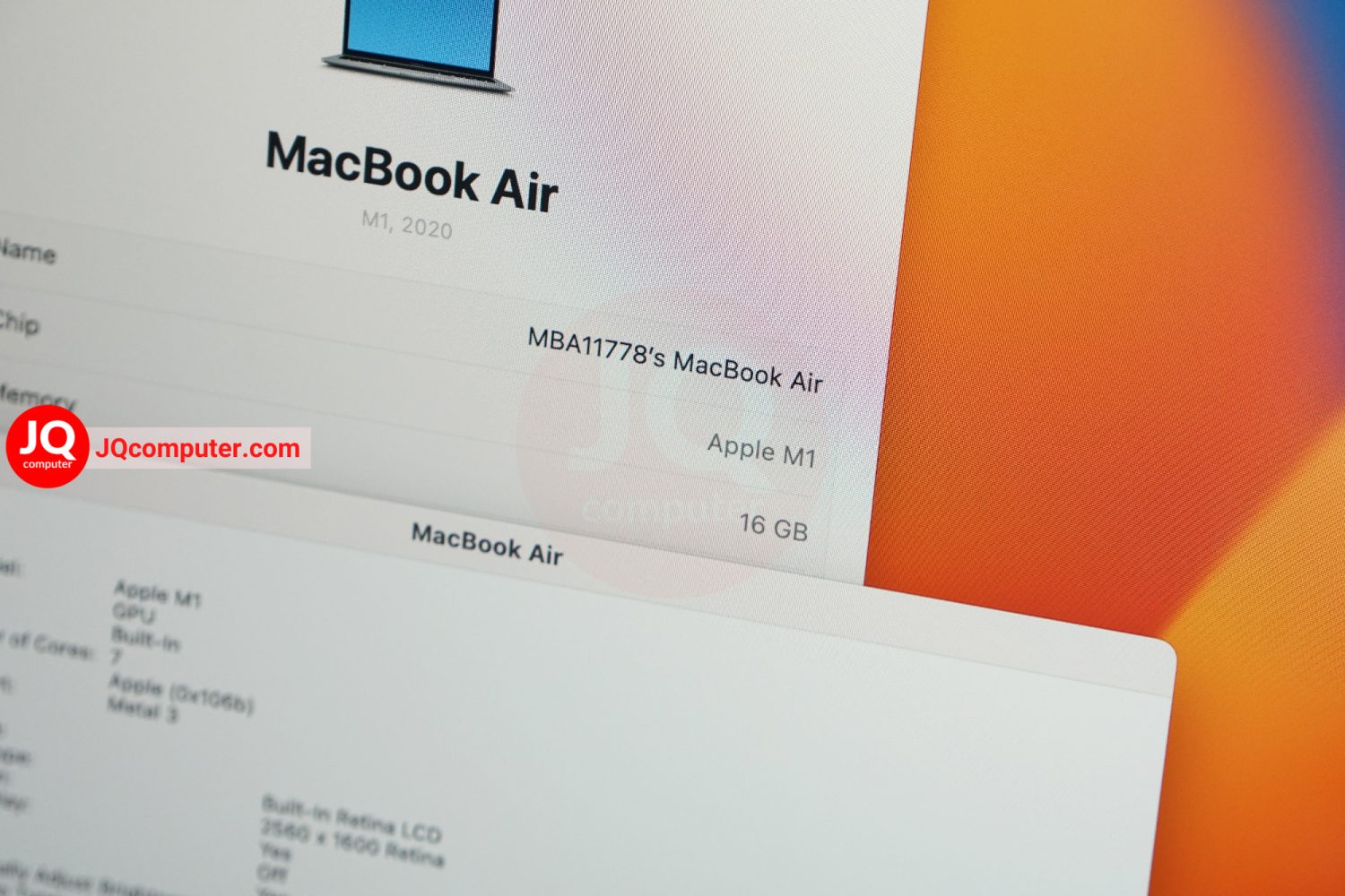 MacBook Air 13" 2020 / Apple M1 - Image 5