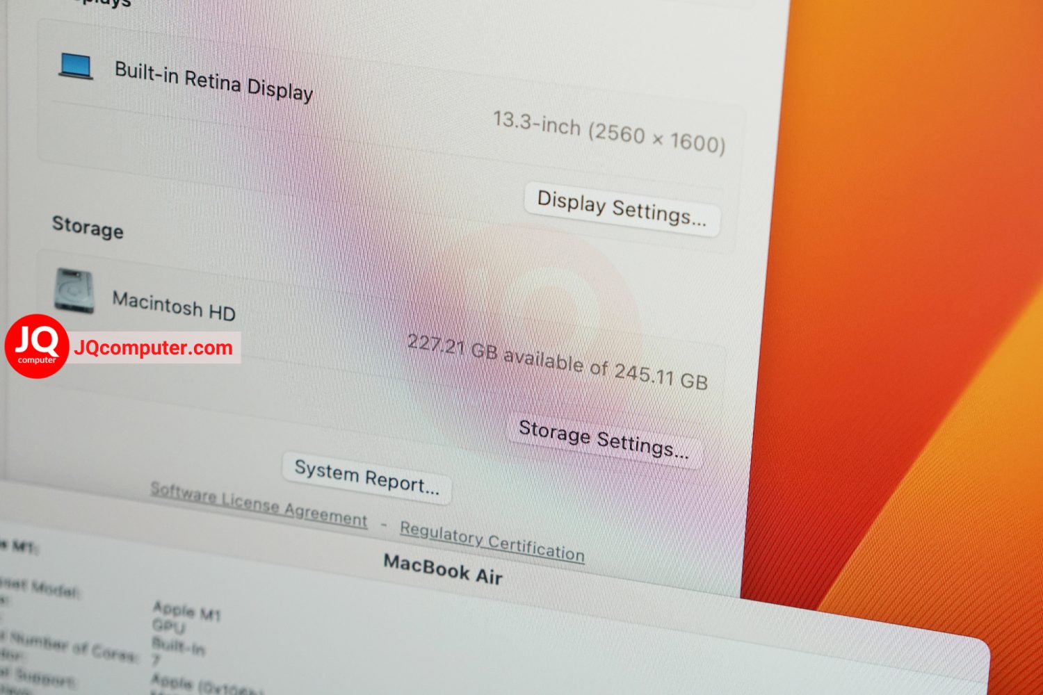 MacBook Air 13" 2020 / Apple M1 - Image 6