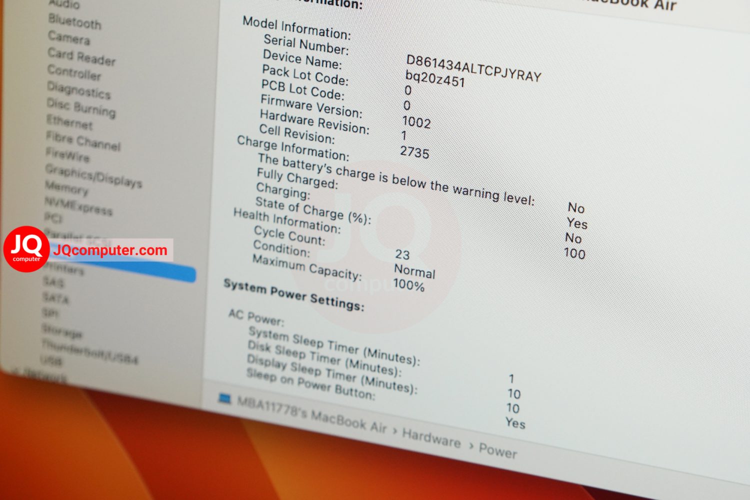 MacBook Air 13" 2020 / Apple M1 - Image 8