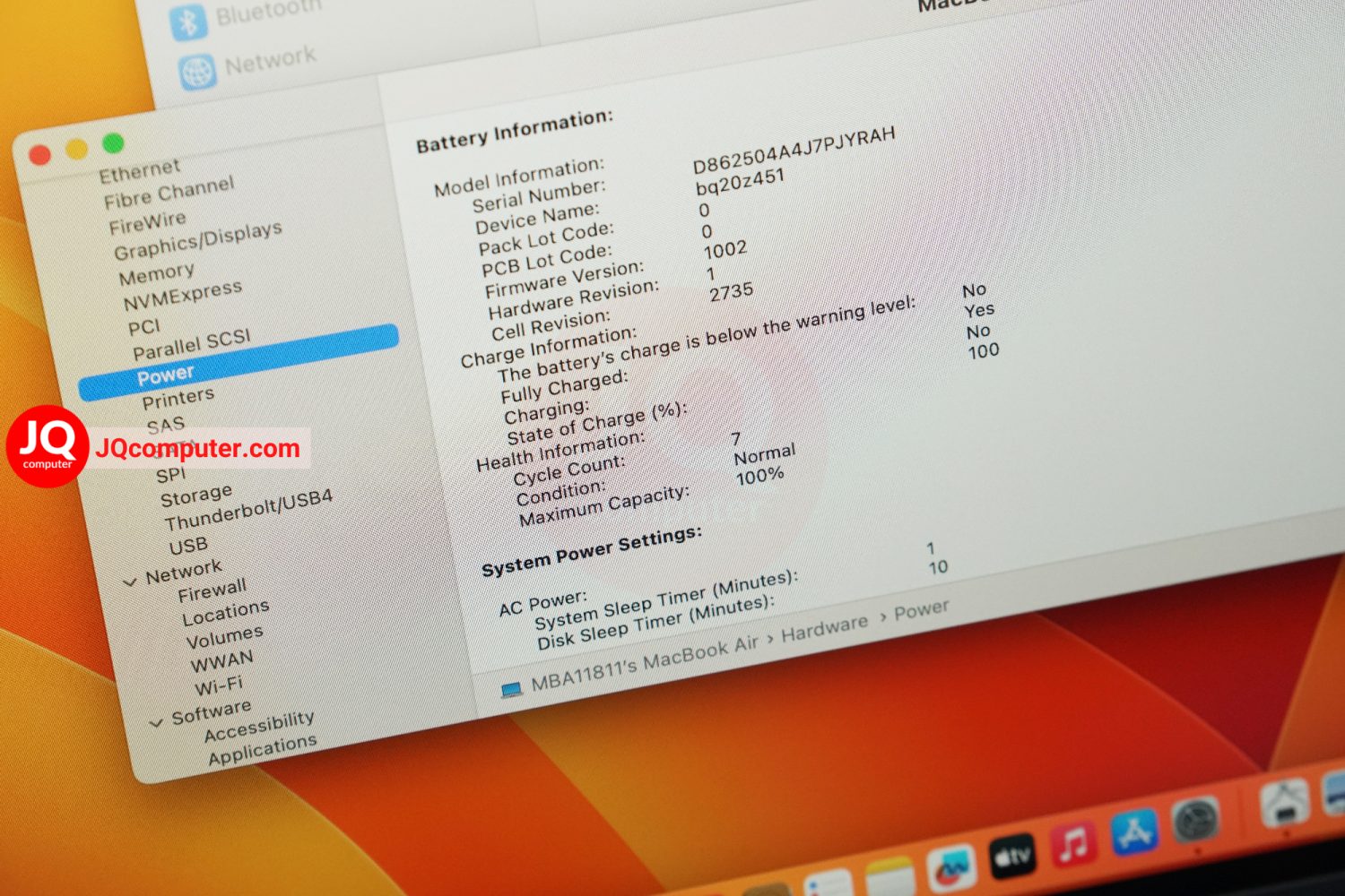 MacBook Air 13" 2020 / Apple M1 - Image 8