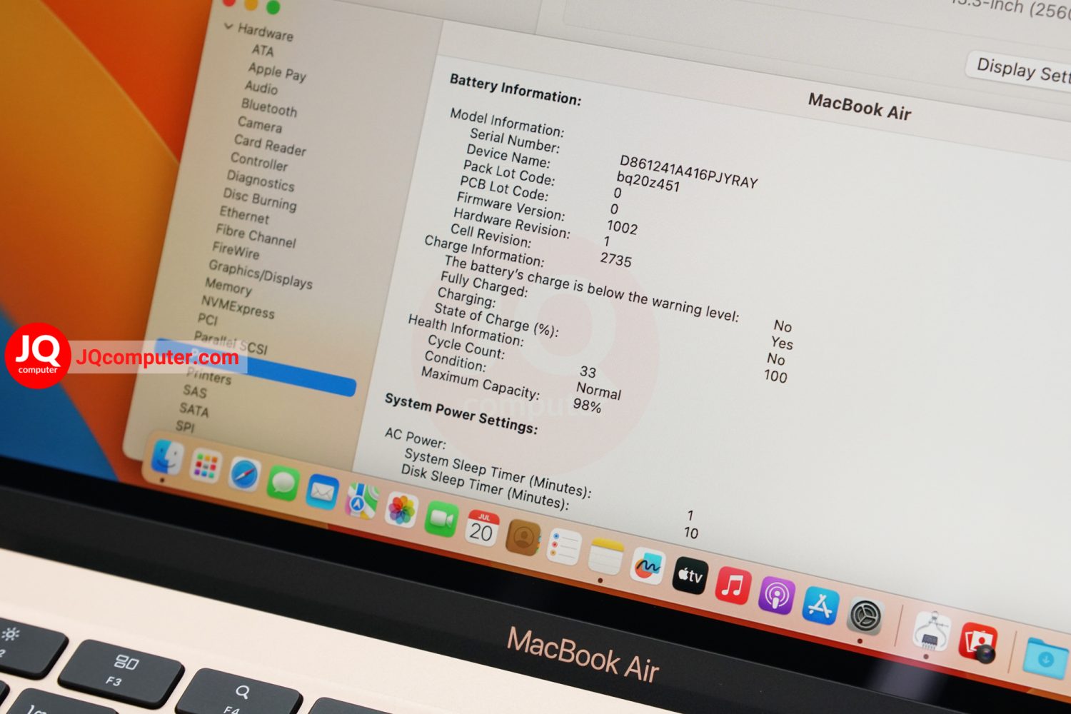 MacBook Air 13" Apple M1, 2020 - Image 8