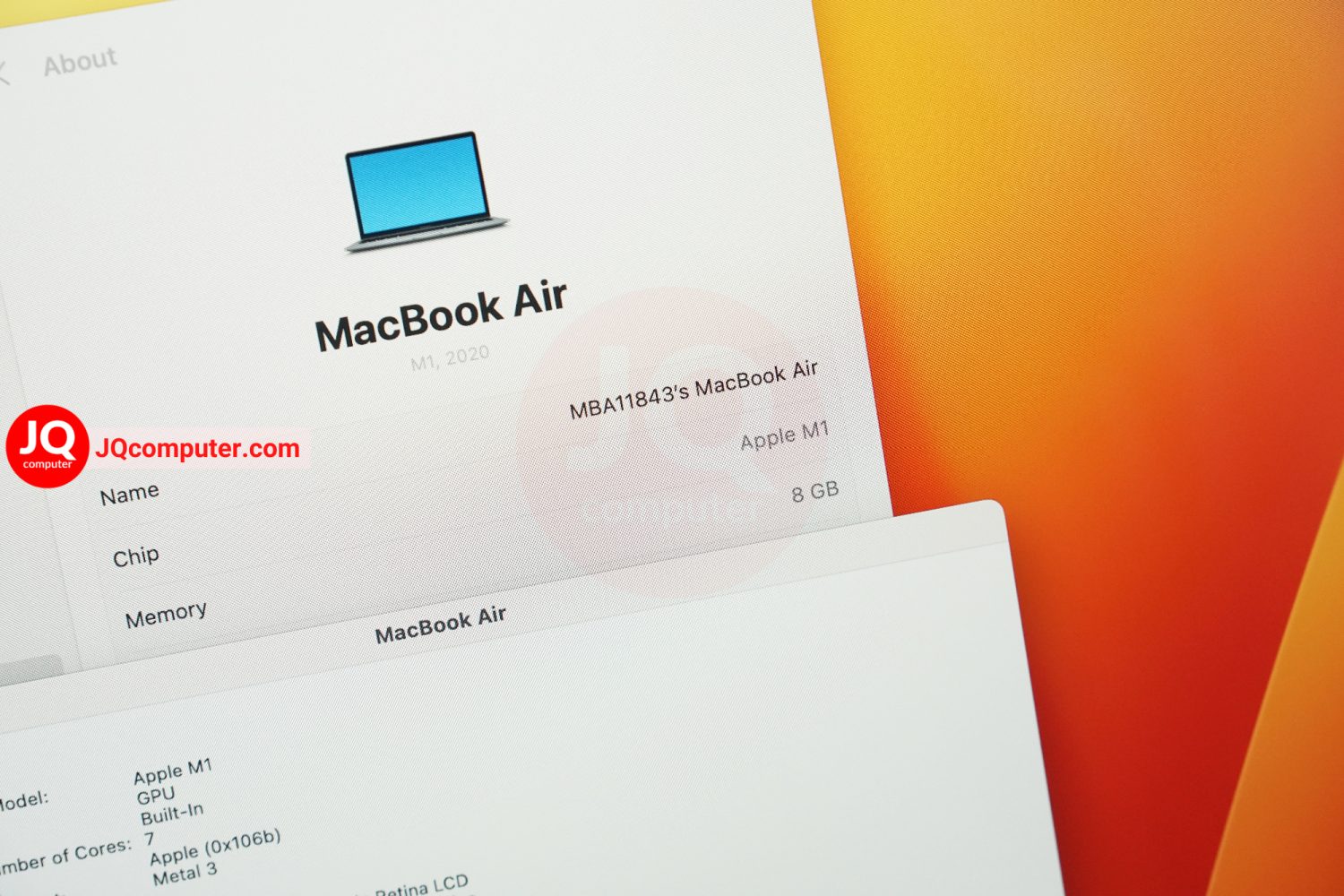 MacBook Air 13" 2020 / Apple M1 - Image 5