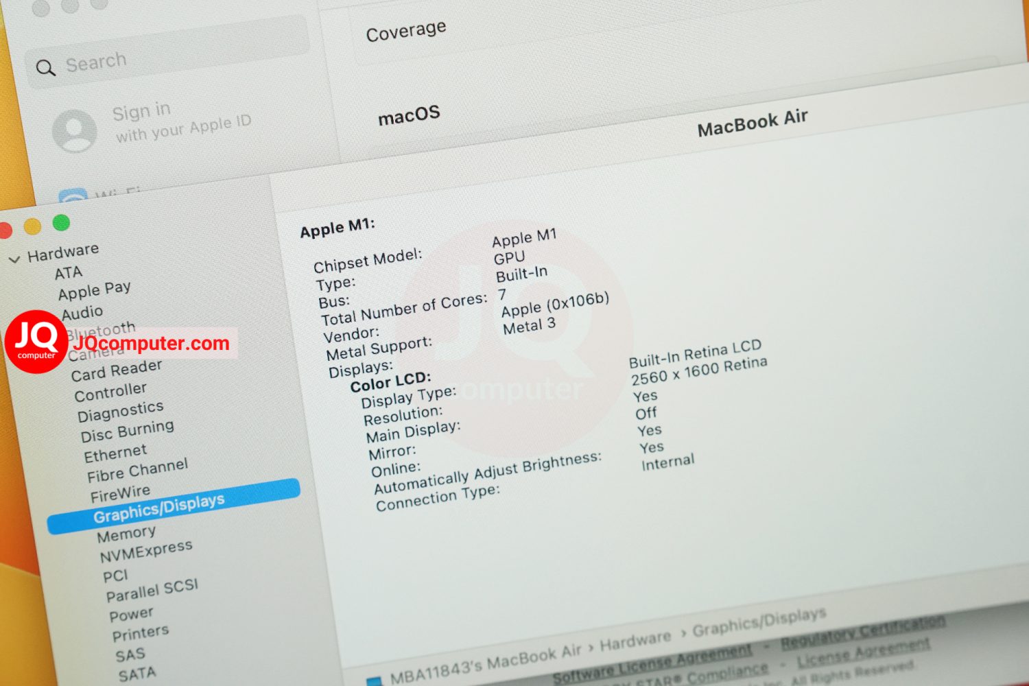 MacBook Air 13" 2020 / Apple M1 - Image 7