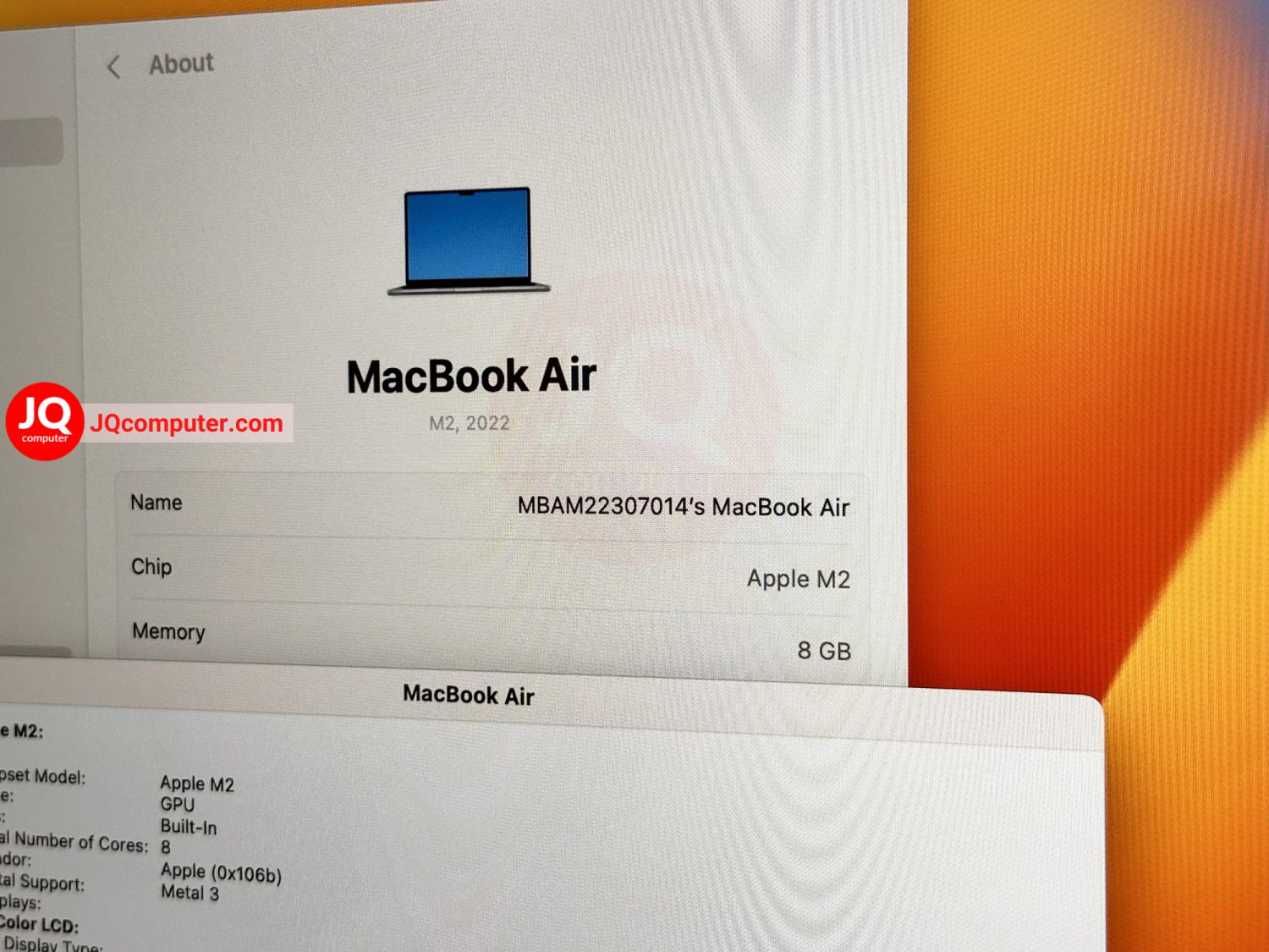 MacBook Air 13" 2022 / Apple M2 - Image 6