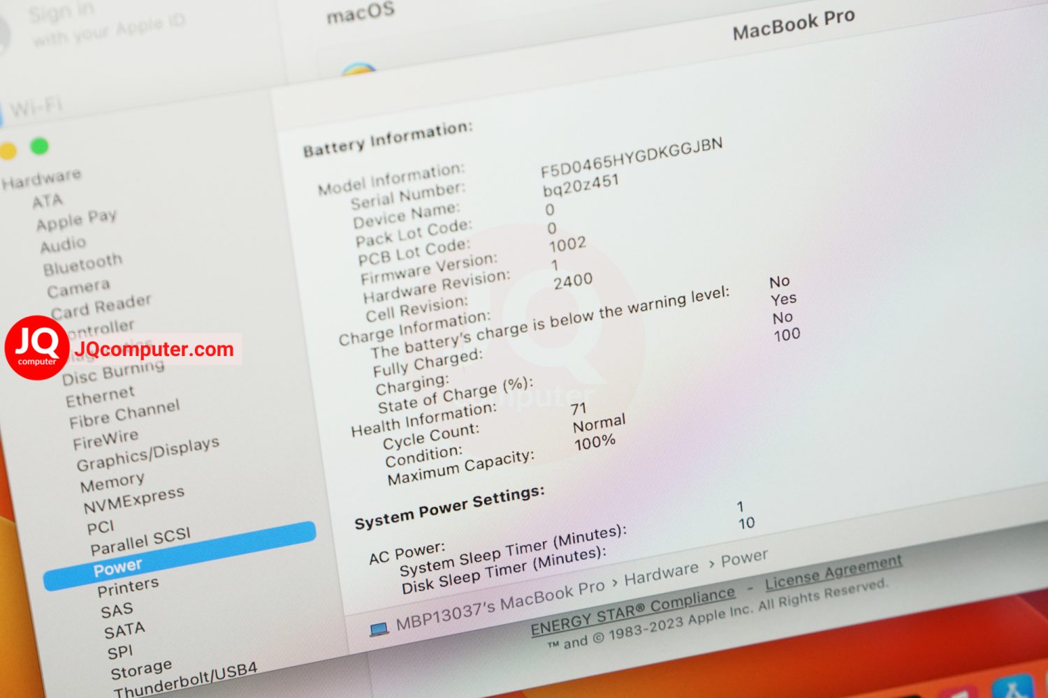 MacBook Pro 13" 2020 / Apple M1 (Top Spec) - Image 8