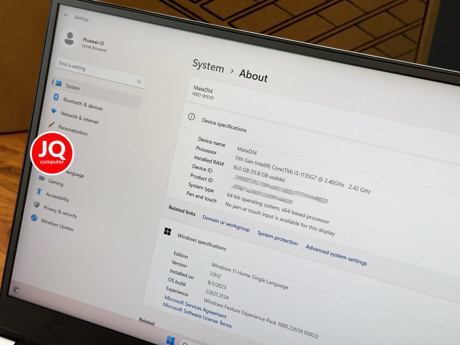 Huawei MateBook D14 - Image 6