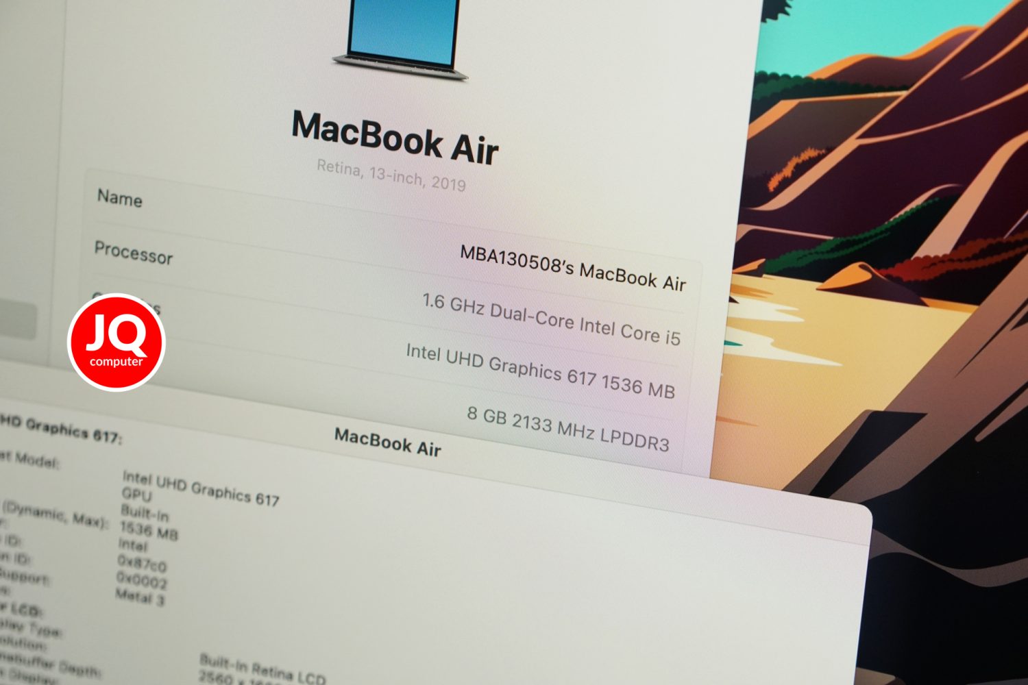 MacBook Air 13" Intel Core i5, 2019 - Image 10