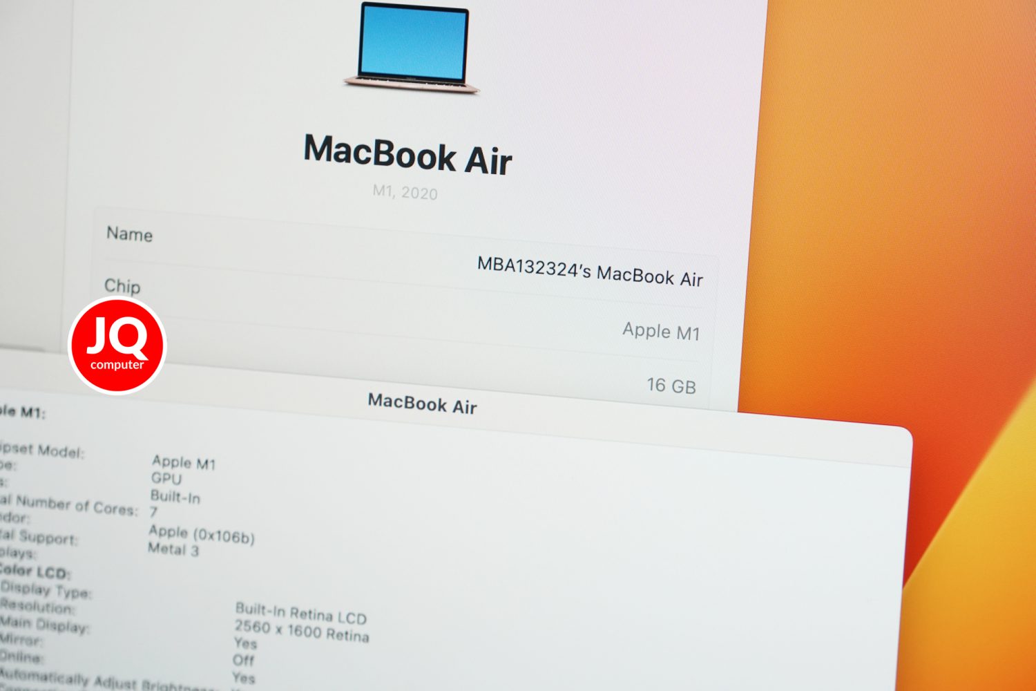 MacBook Air 13" Apple M1, 2020 (CTO) - Image 7