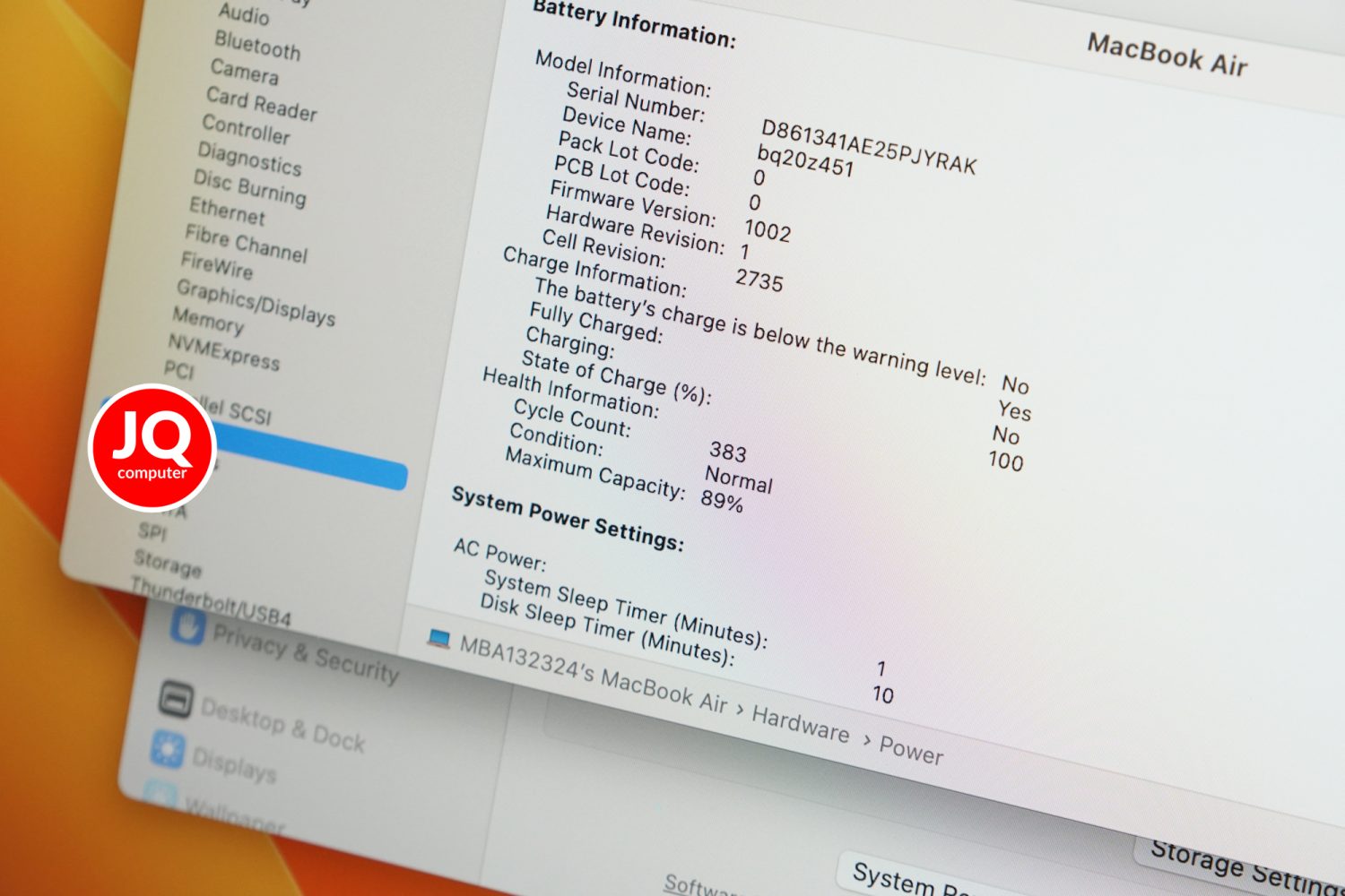 MacBook Air 13" Apple M1, 2020 (CTO) - Image 10